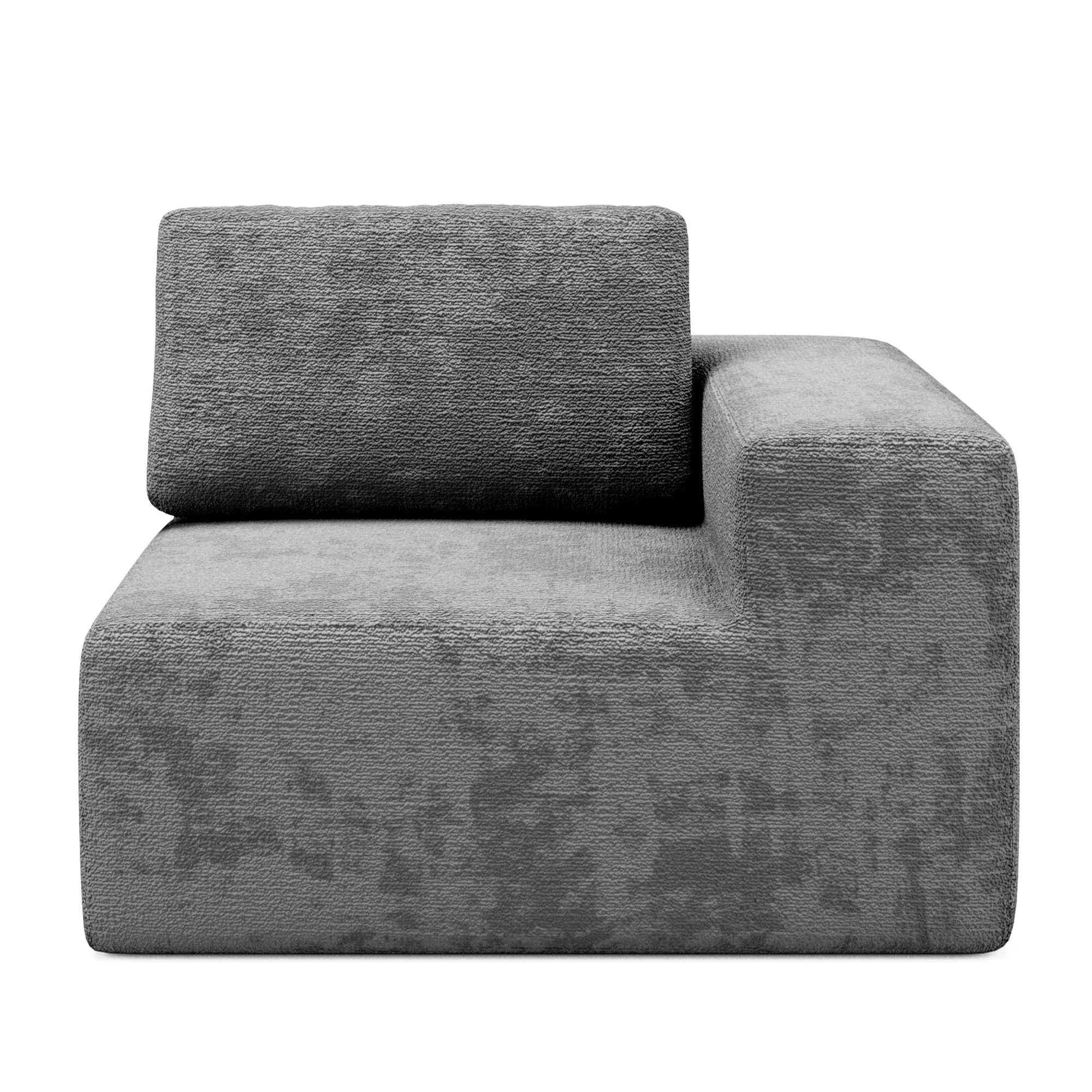 3 Advwin 340cm 4 Seater Sofa Modern Modular Sectional Couch No Assembly- Grey, 3 of 9