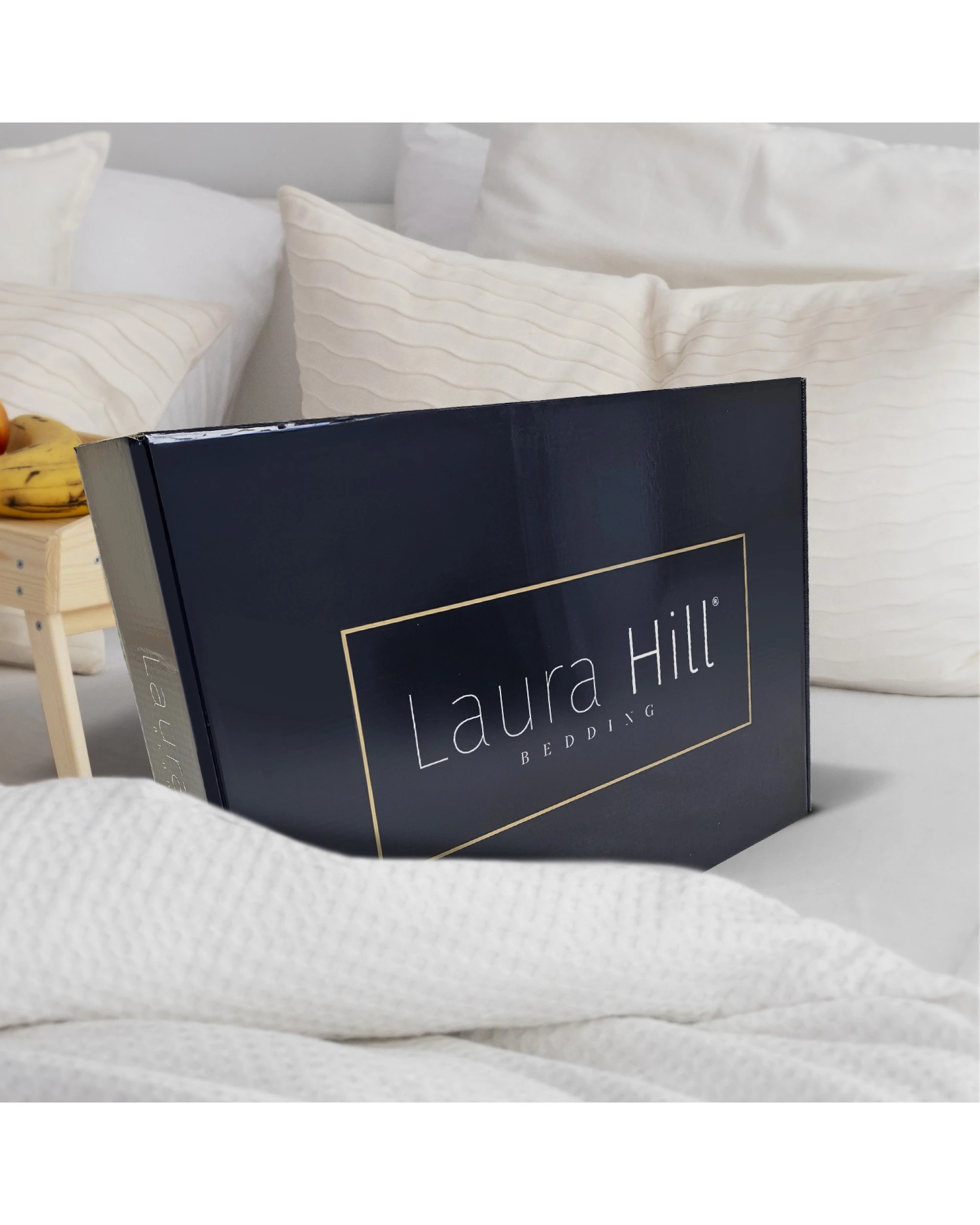 3 Laura Hill 600-gsm Mink Blanket Double-sided Soft Plush Bed Faux Throw Rug Wine Green
 - Queen Bed, 3 of 9