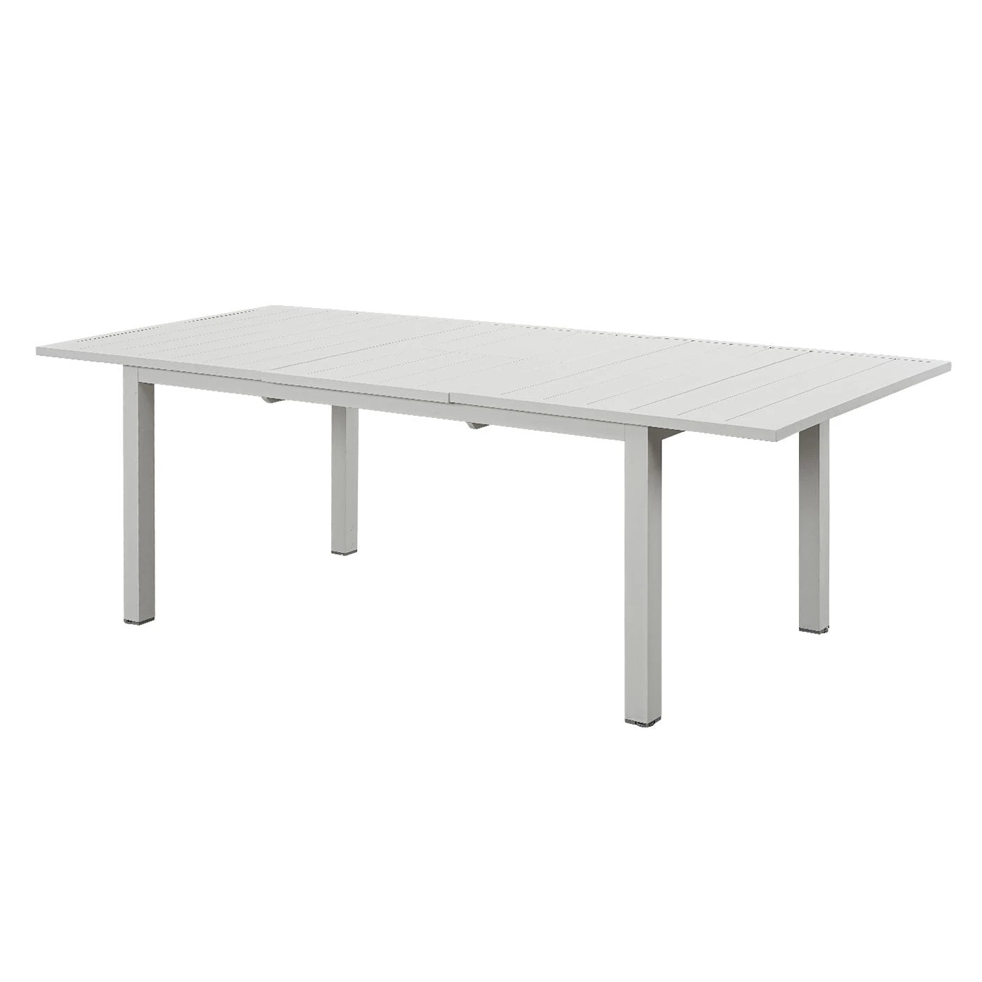 3 Moda Living Mornington 9-Piece White Aluminium Outdoor Dining Set - Light Grey Cushion - White, 3 of 10