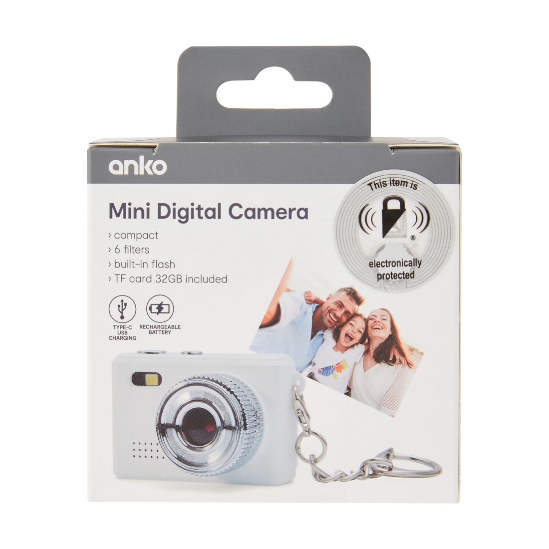 10 Mini Digital Camera - White, 10 of 10