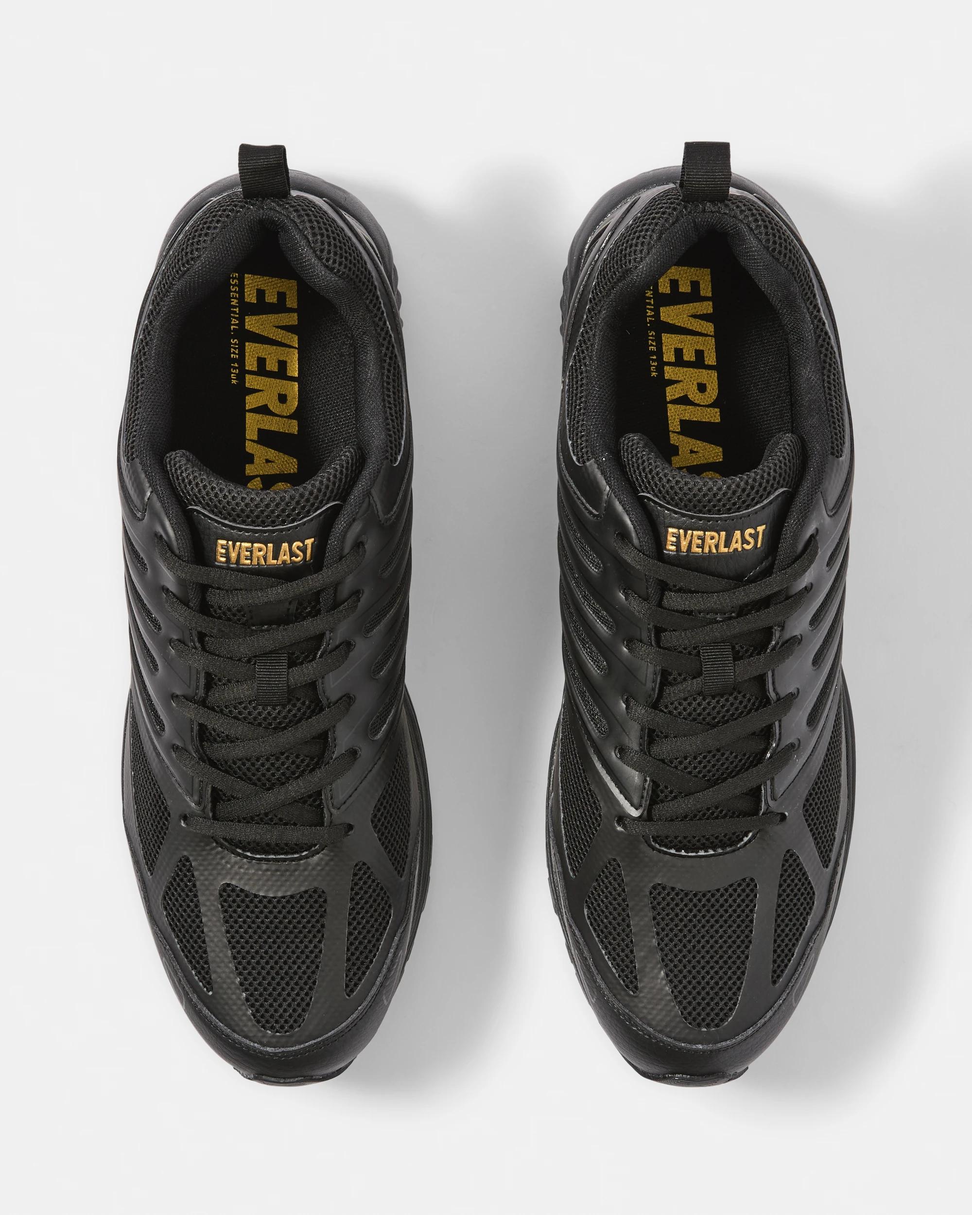 3 Everlast Mens Glendale Sneakers Black, 3 of 5