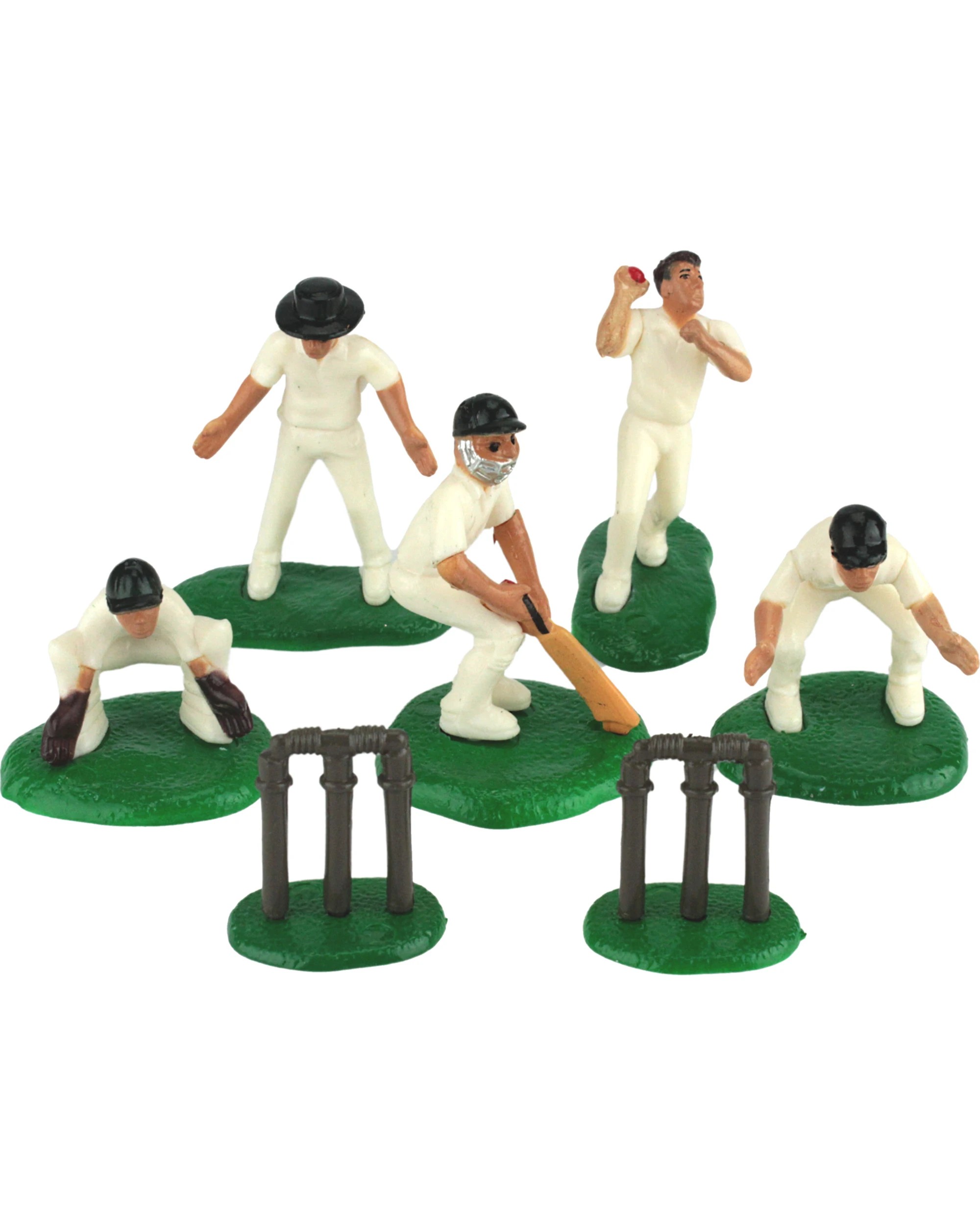 1 Partyrama Cricket Cake Plastic Figurine Cake Toppers Pack of 7, 1 of 3