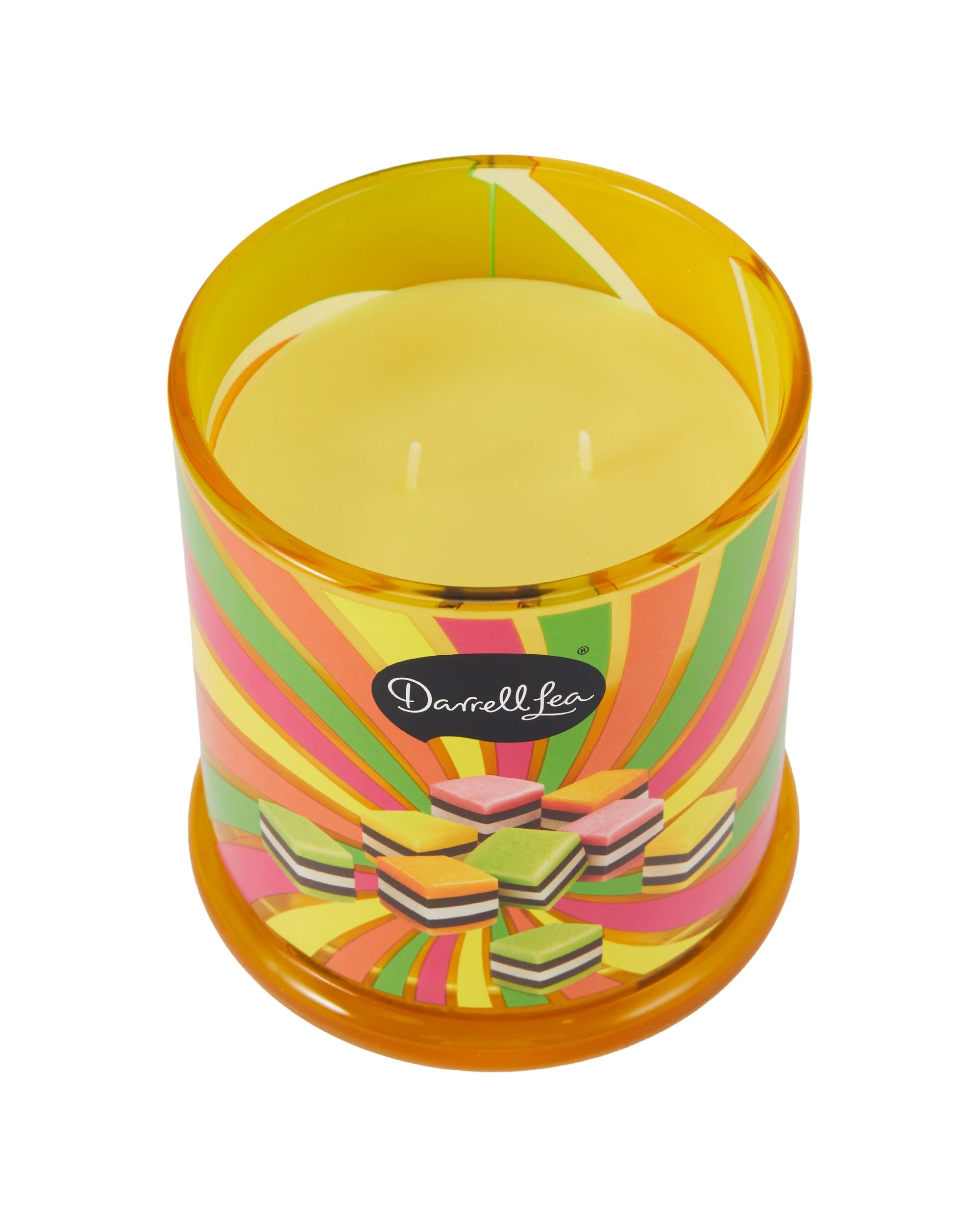 2 Darrell Lea Liquorice All Sorts Scented Soy Wax Candle, 2 of 6
