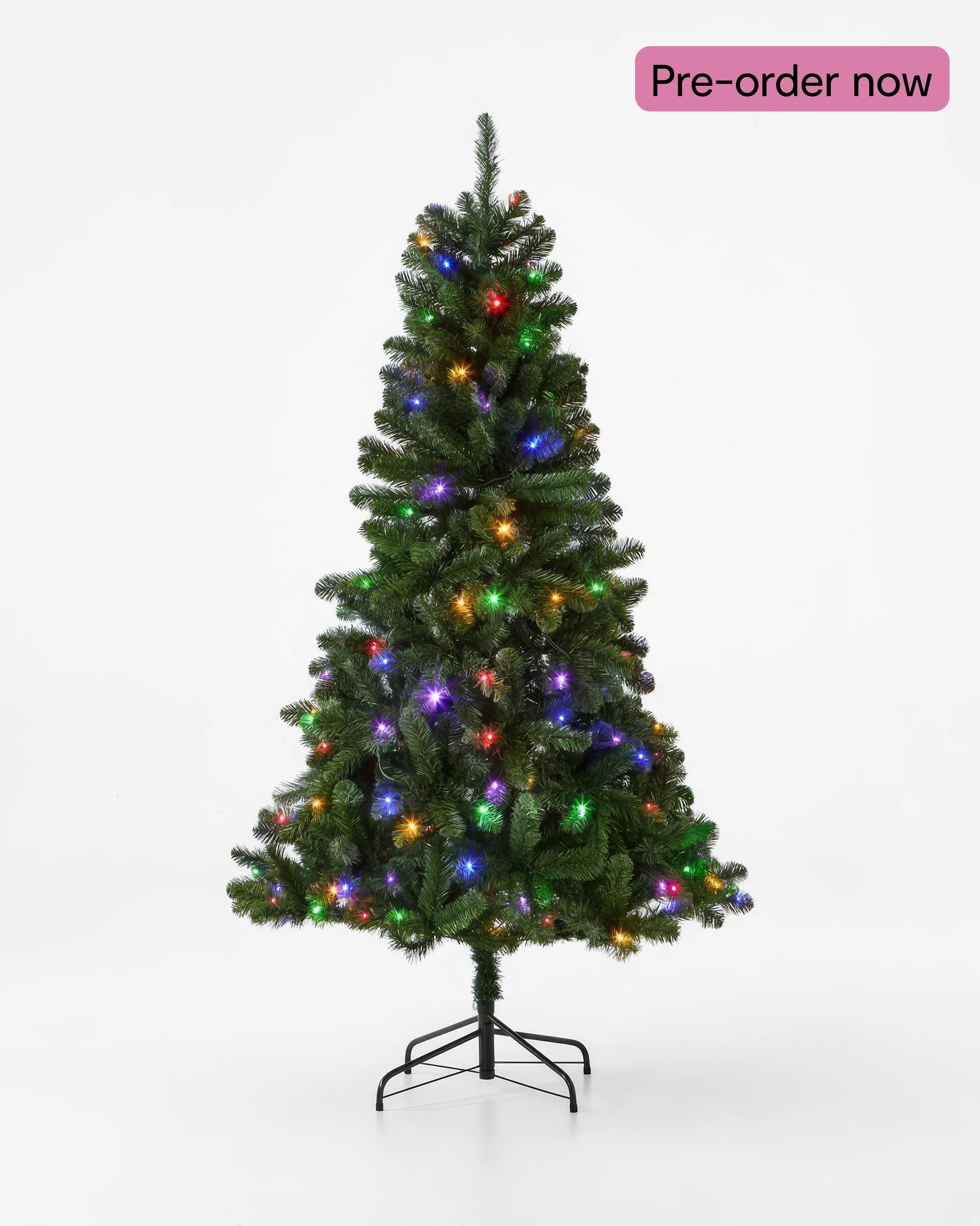 1 1.82m (6ft.) Pine Prelit Christmas Tree, 1 of 8
