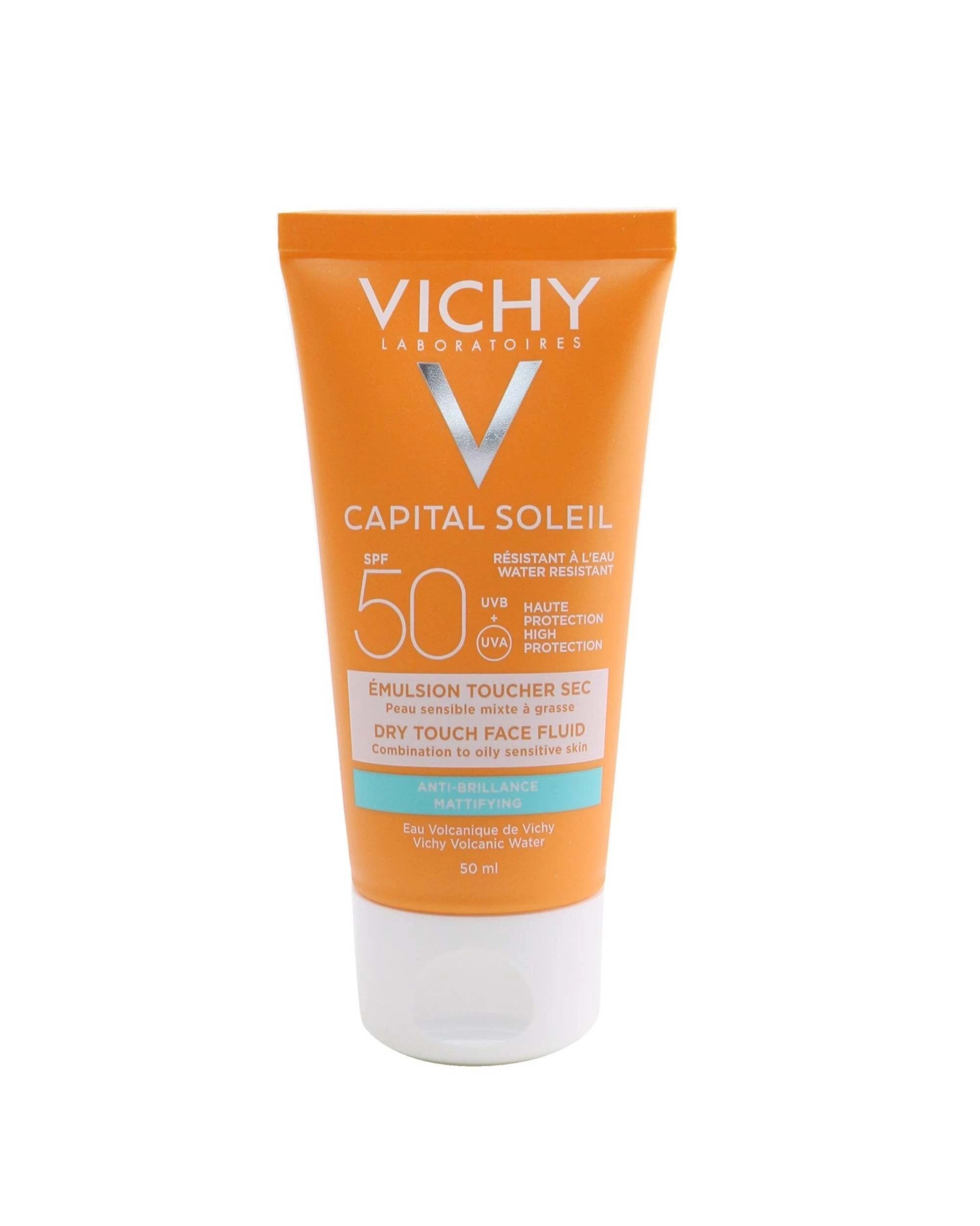 1 Vichy Capital Soleil Mattifying Face Fluid Dry Touch SPF 50 - Water Resistant 50ml/1.69oz, 1 of 3