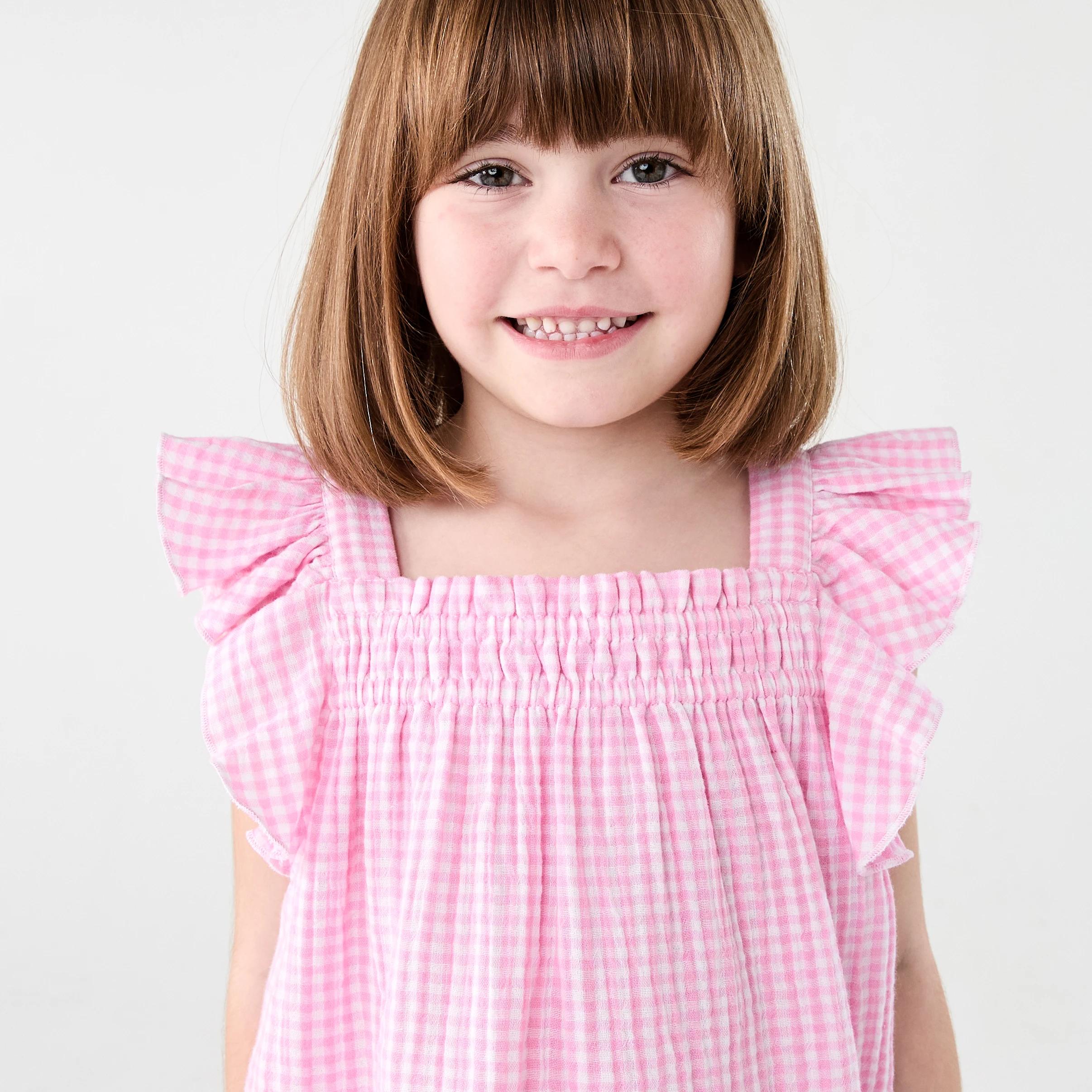 3 Woven Frill Top PINK GINGHAM, 3 of 7