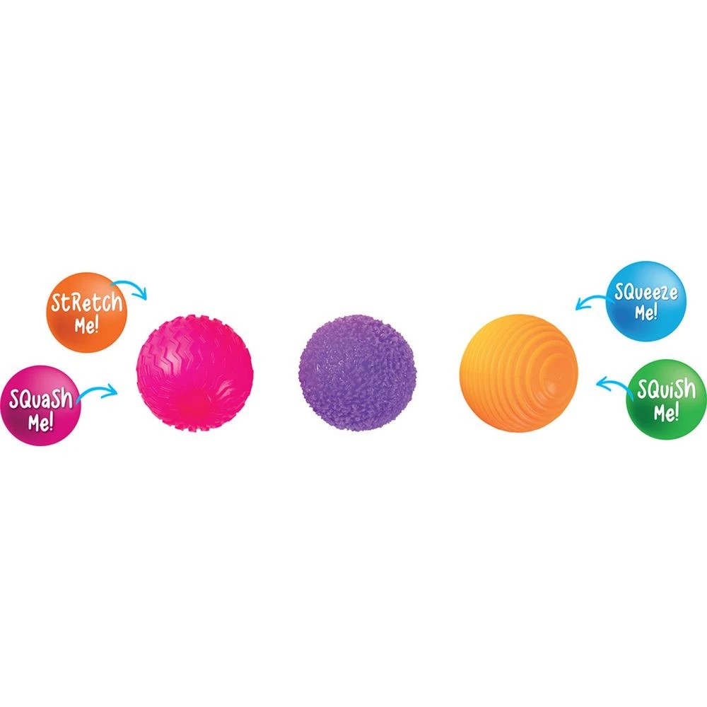 2 Sensory Monster Balls 3 Pack OE/PK/PE, 2 of 4