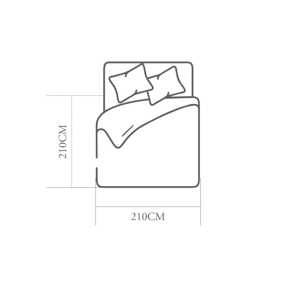 2 ZUNI Natural Bamboo Quilt 200GSM Duvet Doona Winter Summer Quilt Queen - White, 2 of 3