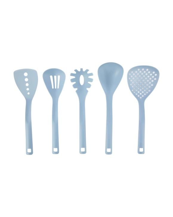 Set of 5 Utensils - Blue