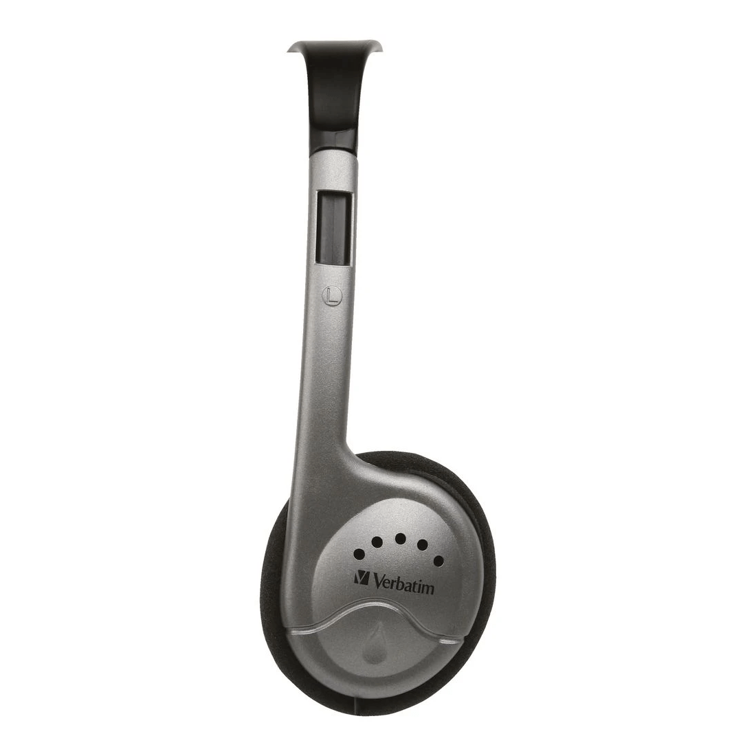 3 Verbatim Multimedia Headset with Inline Mic Grey and Black, 3 of 3