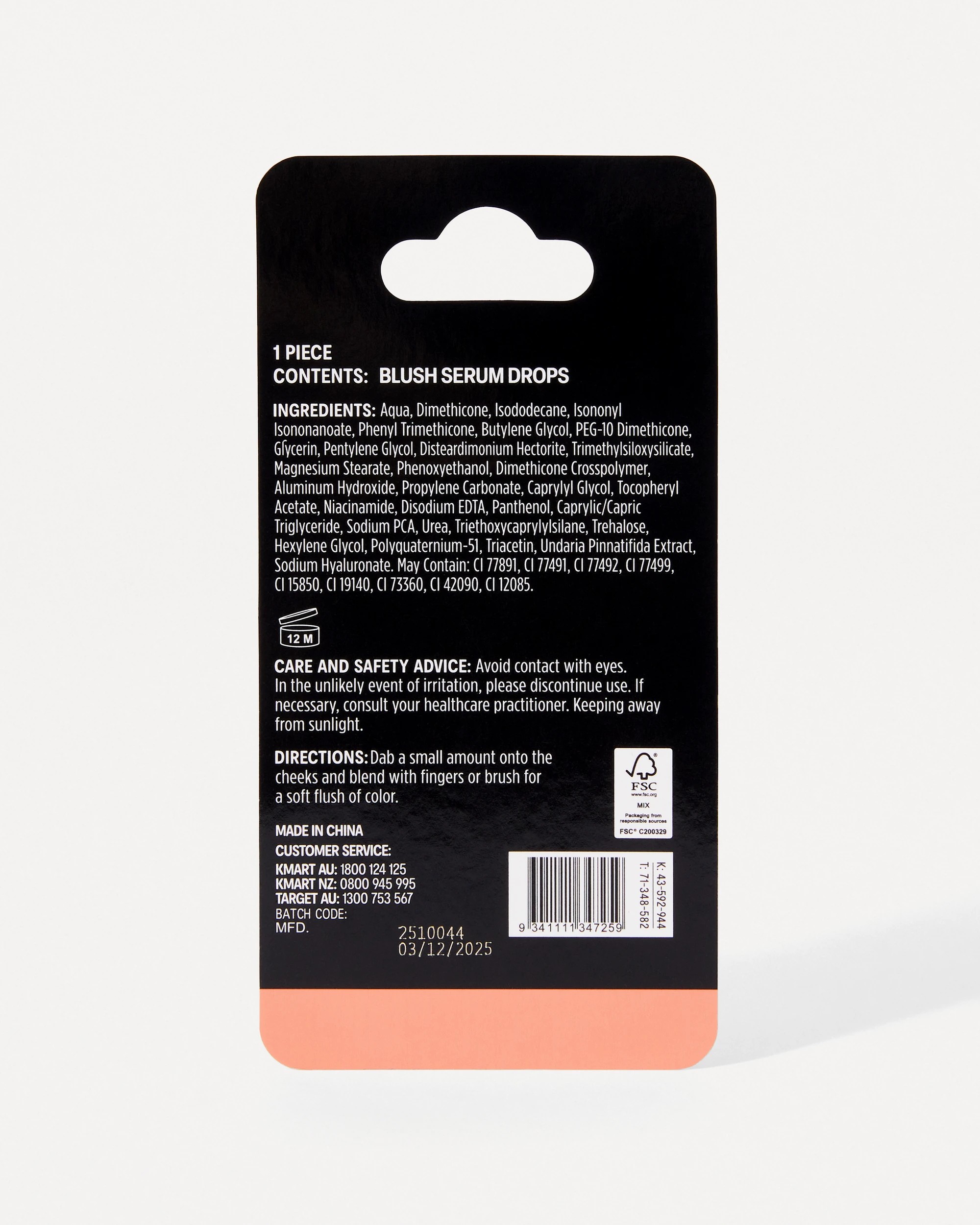 6 OXX Cosmetics Blush Serum Drops - So Peachy, 6 of 6