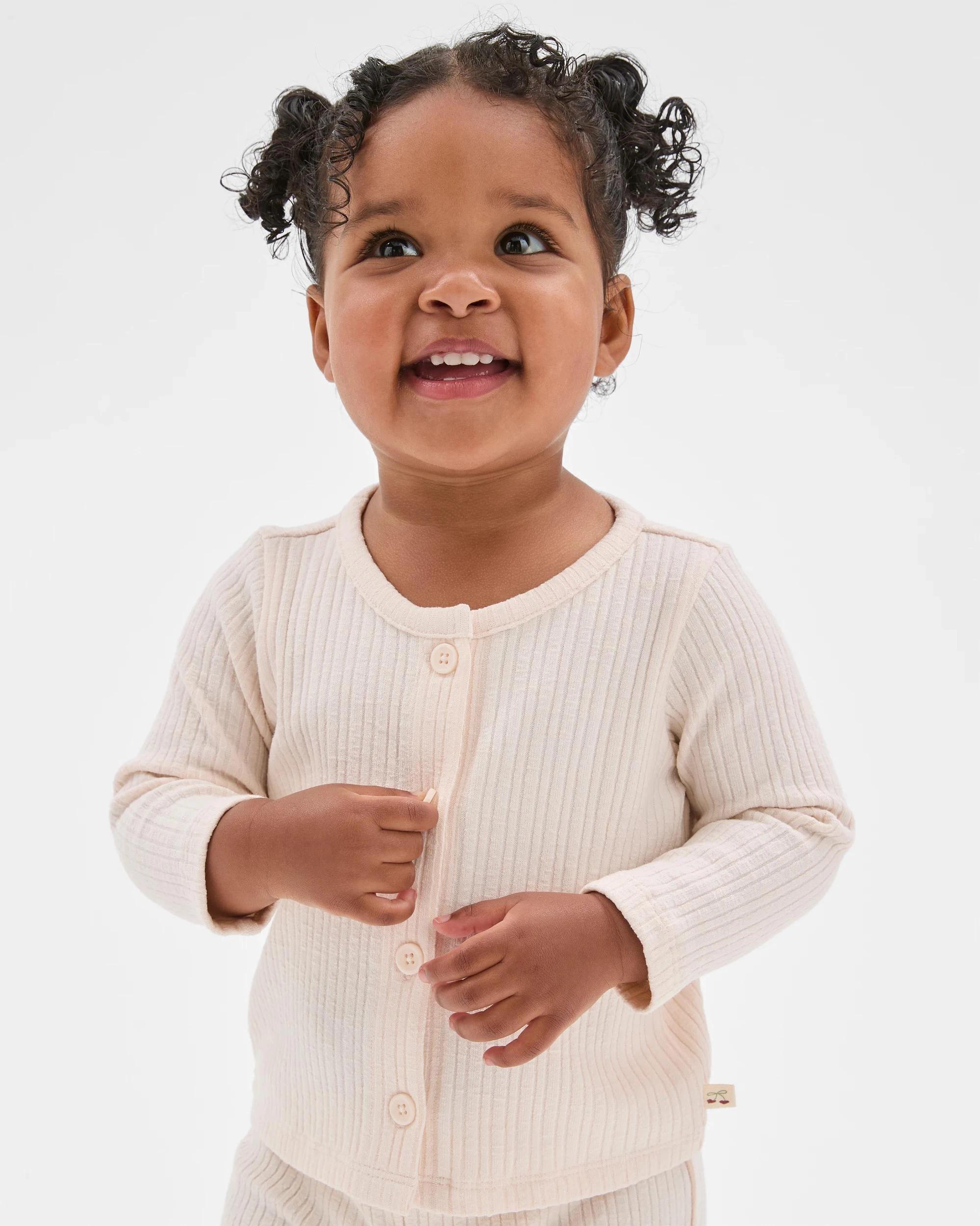 2 Target Baby Baby Rib Cardigan and Pants Set CREAM, 2 of 6