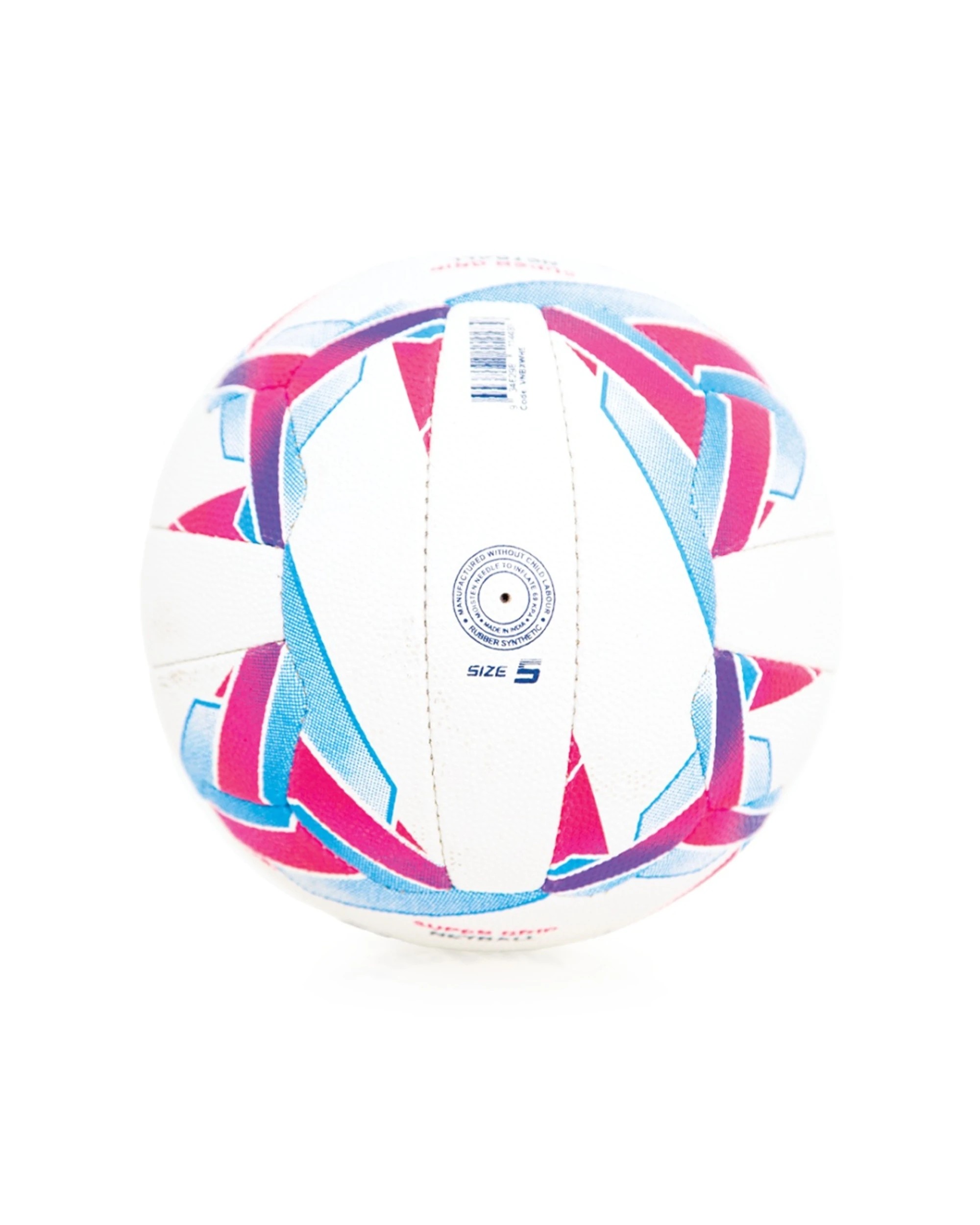 2 Victor Sports Netball X-Treme Superior Grip Durable Rubber Ball Size 5 - Multi, 2 of 3
