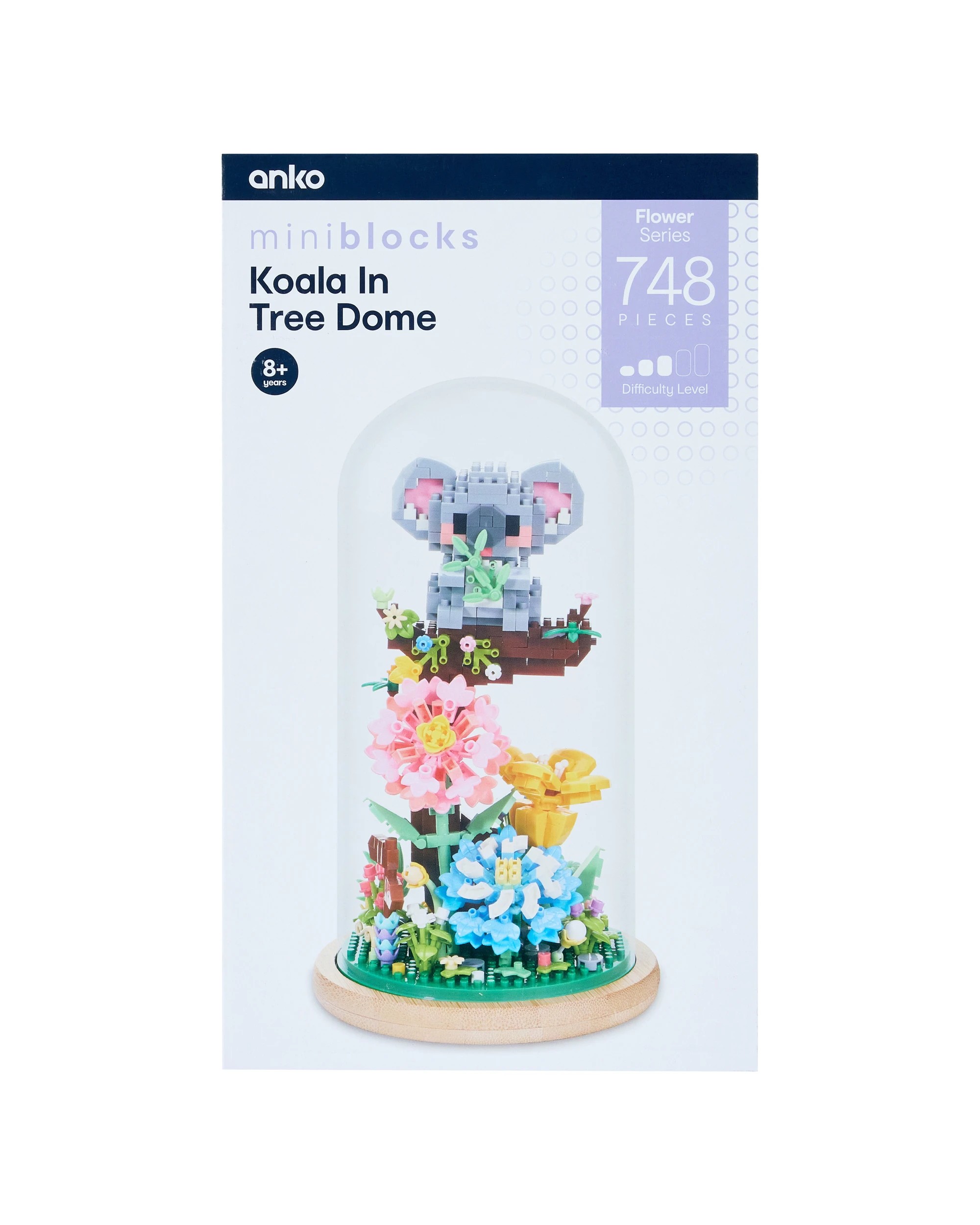 1 748 Piece Mini Blocks Flower Series: Koala in Tree Dome, 1 of 3