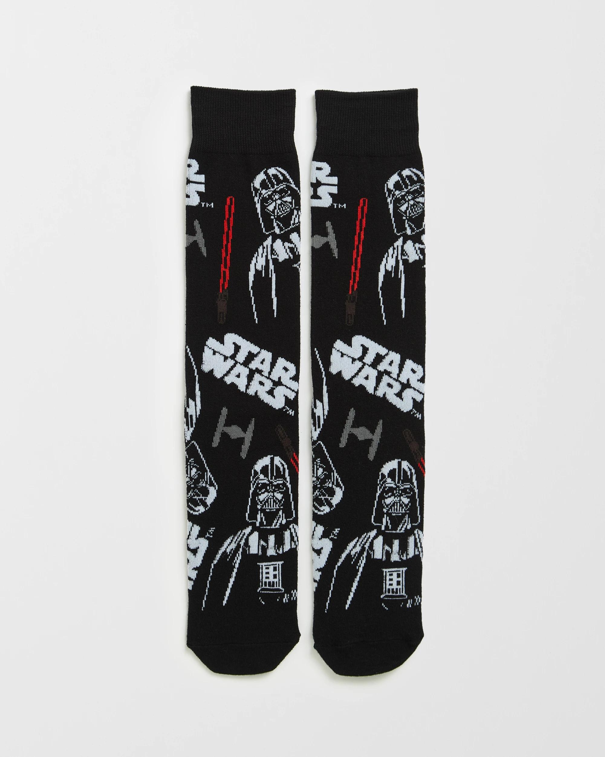 1 Swag Star Wars Darth Vader Crew Socks DARTH VADER, 1 of 3