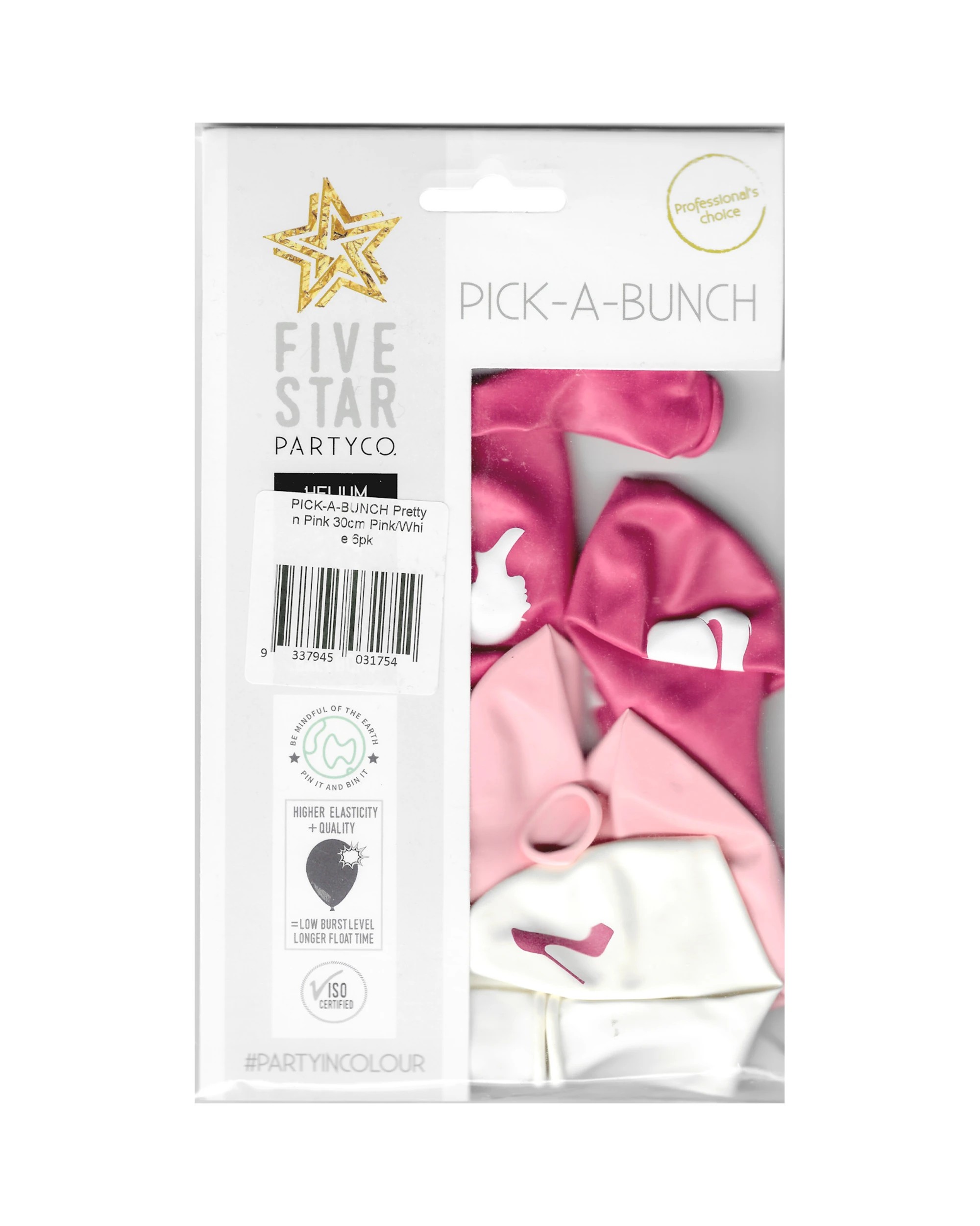 2 Barbie Lets Go Party Barbie Balloons Pack of 6, 2 of 3