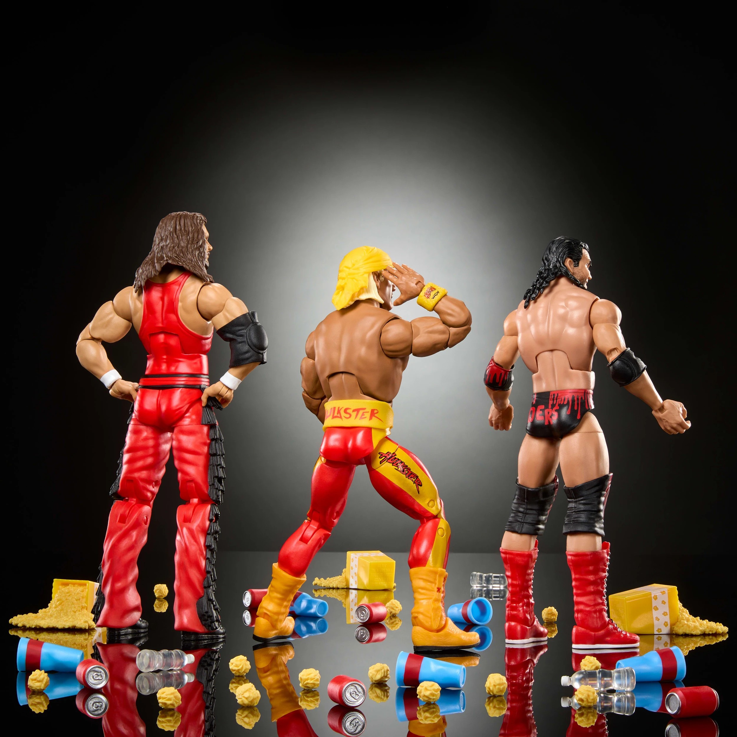 5 3 Pack WWE Elite Legacy Submission Match Action Figures & Accessories Set, 5 of 5