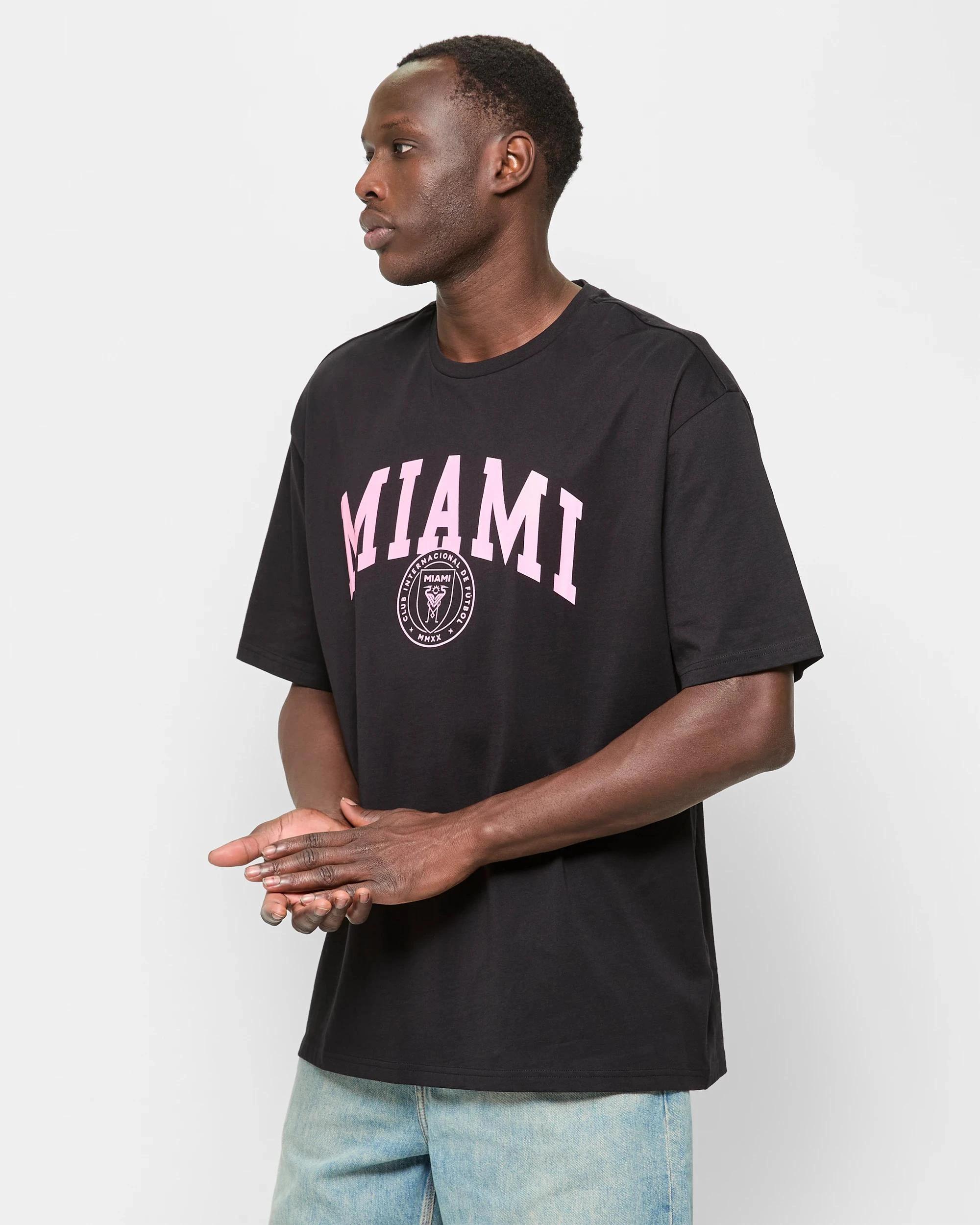 3 Target Australian Cotton MLS Inter Miami T-Shirt BLACK, 3 of 5