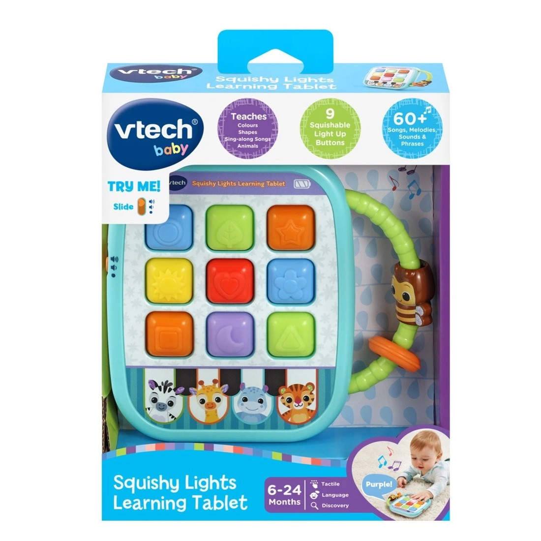 1 VTech Baby Squishy Lights Learning Tablet, 1 of 5
