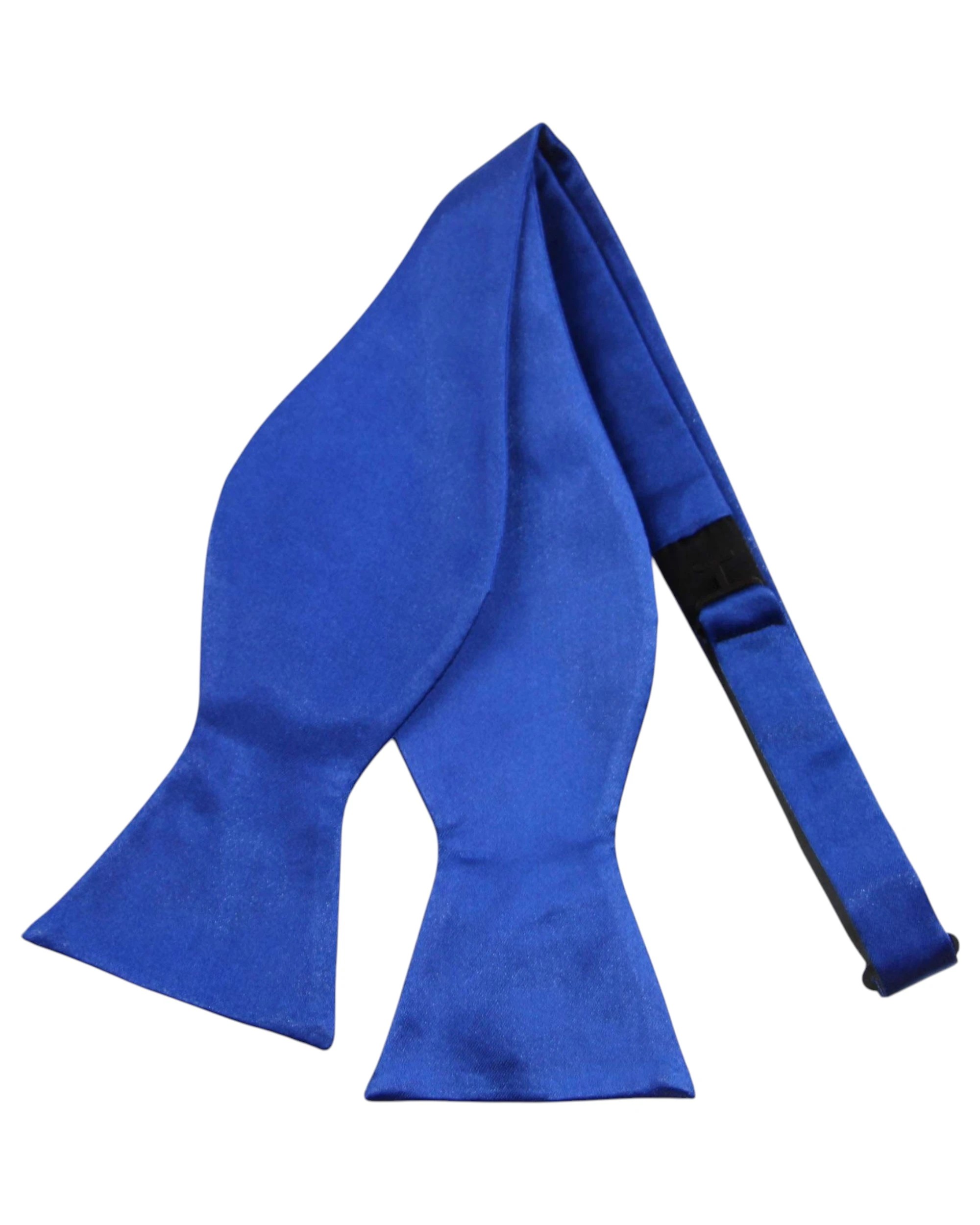 1 Zasel Mens Self Tie Bow Tie - Blue, 1 of 3