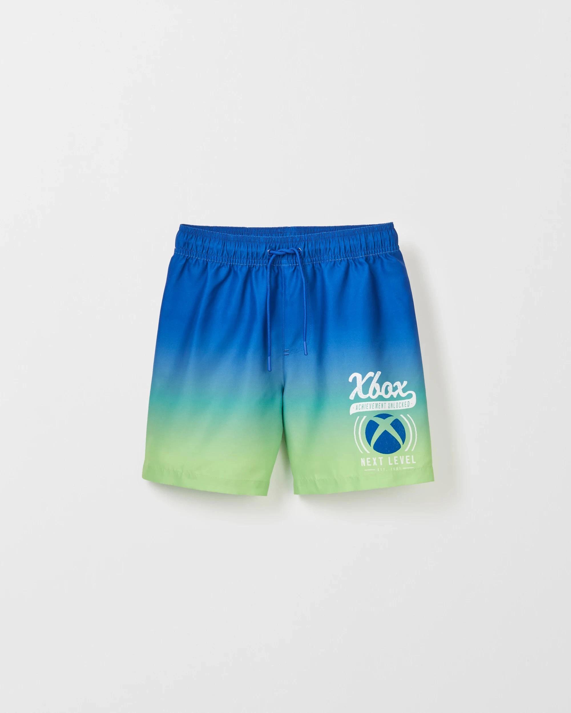 1 X-Box Xbox Swim Boardshorts BLUE, 1 of 2