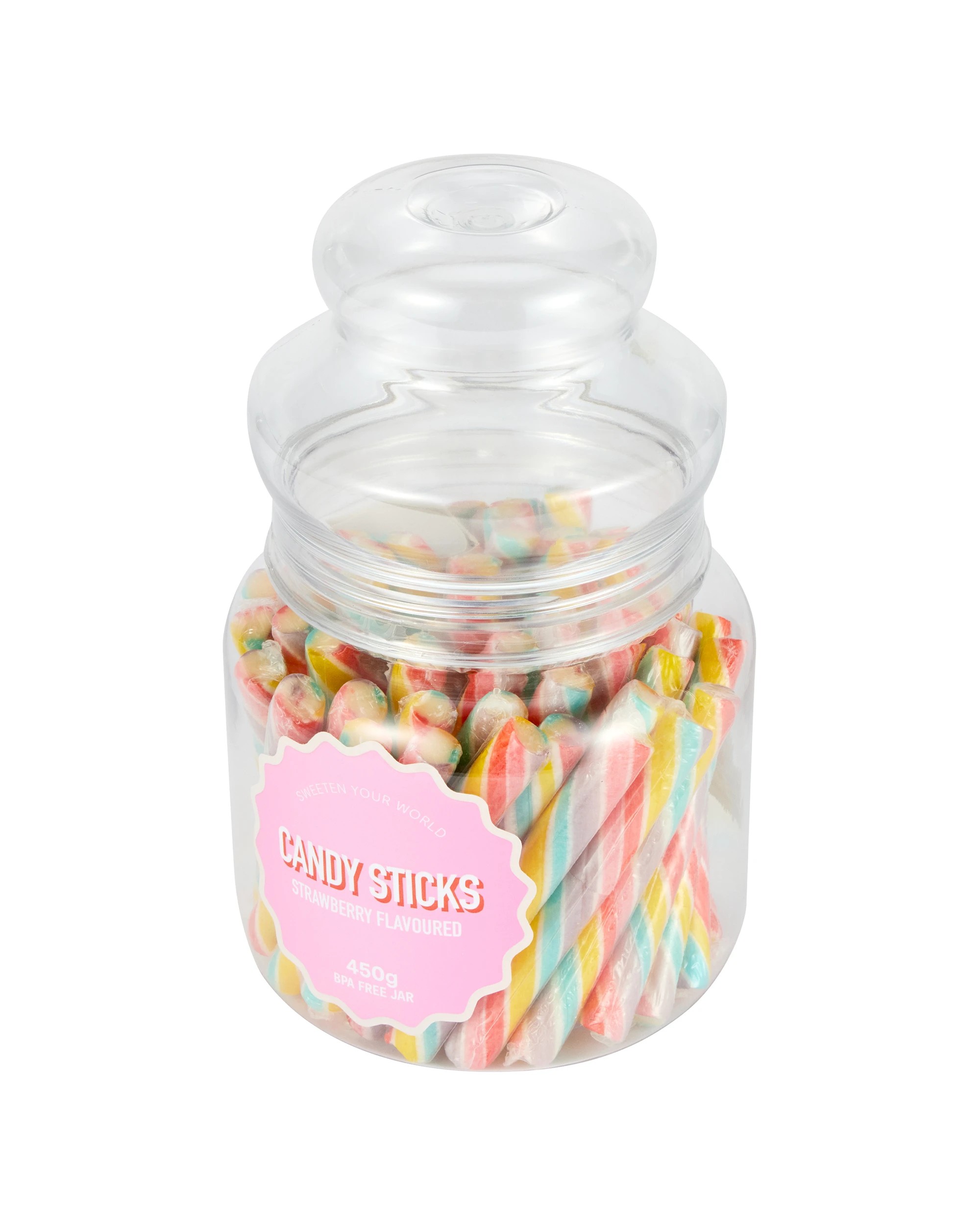 2 Strawberry Flavoured Candy Sticks 450g, 2 of 5