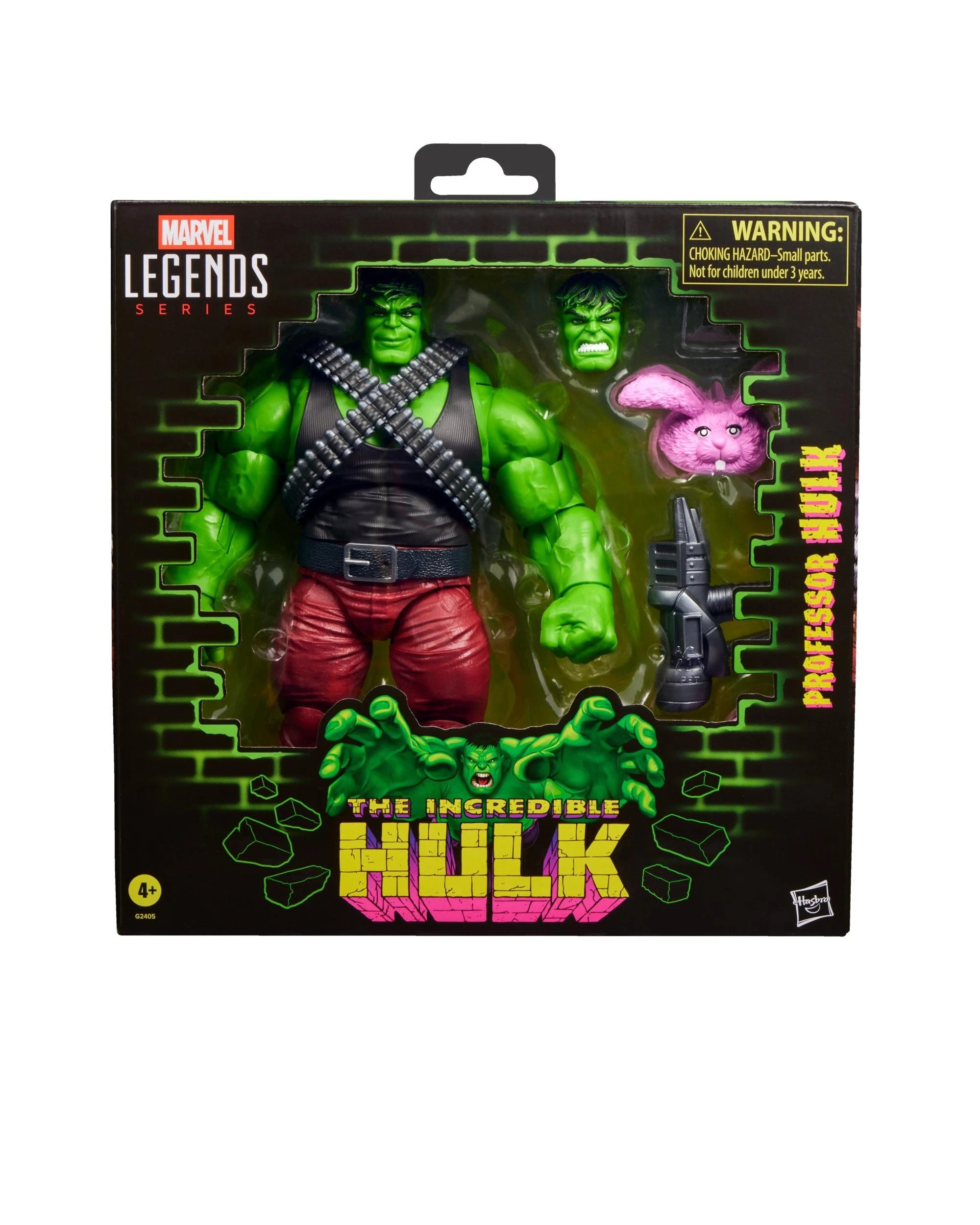 2 Marvel Legends Series The Incredible Hulk Professor Hulk 6 inch Scale Action Figure, 2 of 10