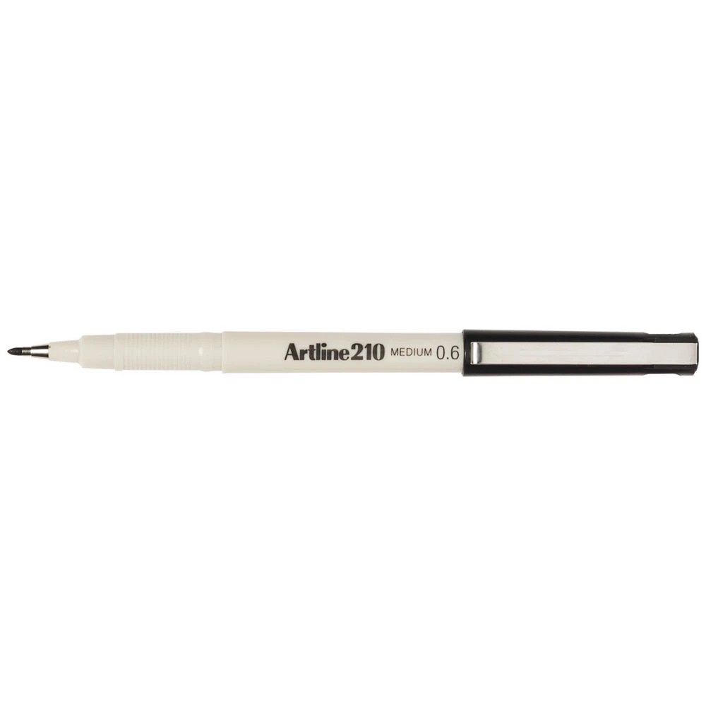 1 Artline 210 Fineliner 0.6mm Black, 1 of 4