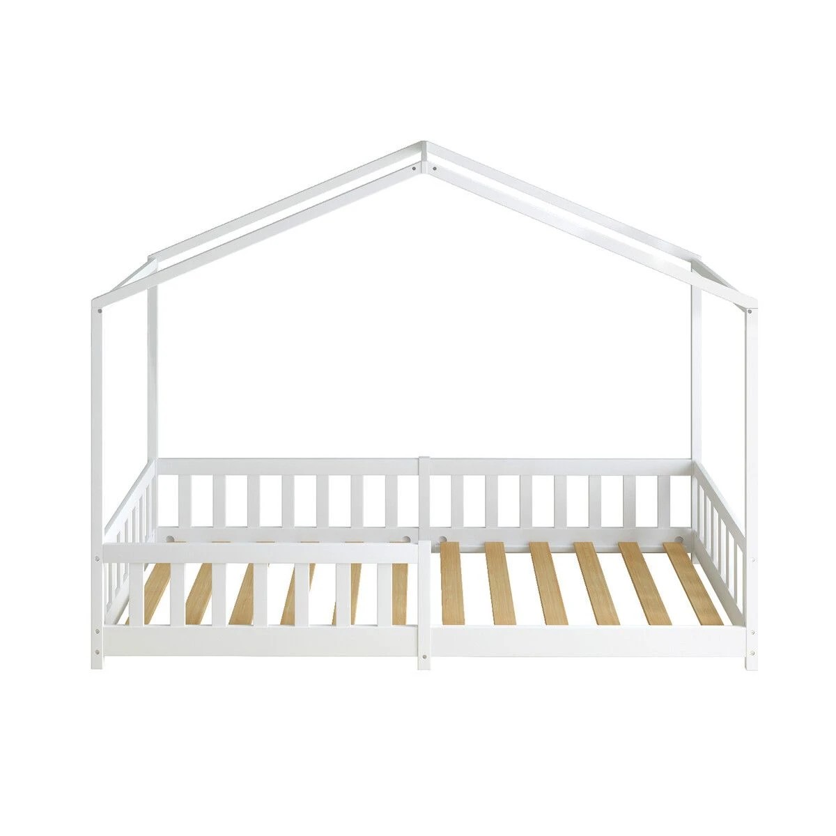 1 Ausway Wooden Bed Frame Single Size Toddler Kids, 1 of 6