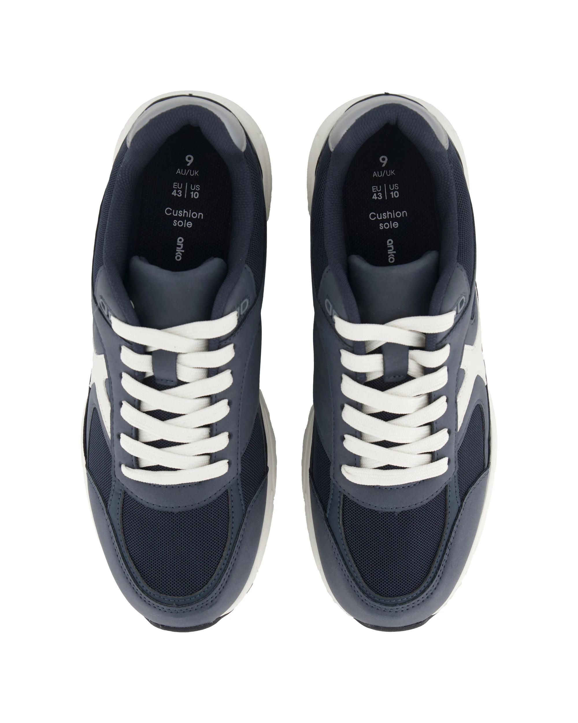 3 Knox Lace-Up Sneakers Navy, 3 of 5