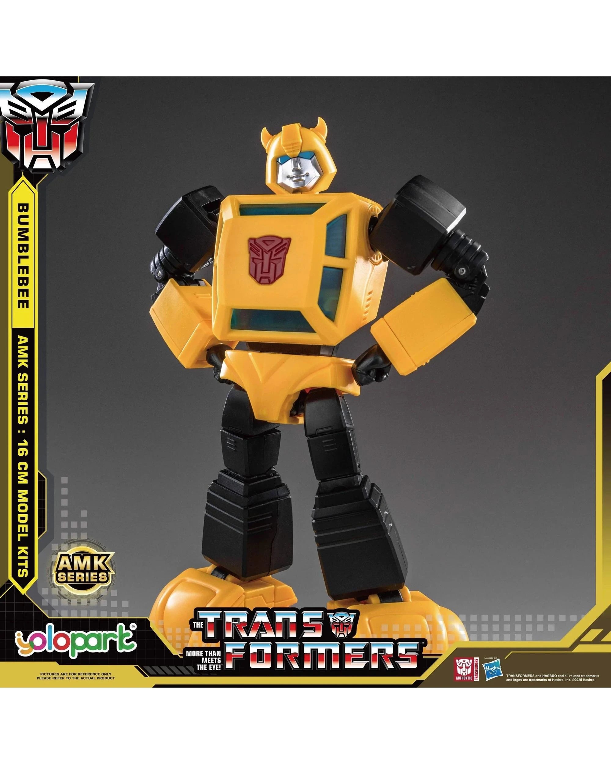 3 Yolopark Transformers Generation One: Bumblebee AMK Series 16cm Advance Model Kit, 3 of 9