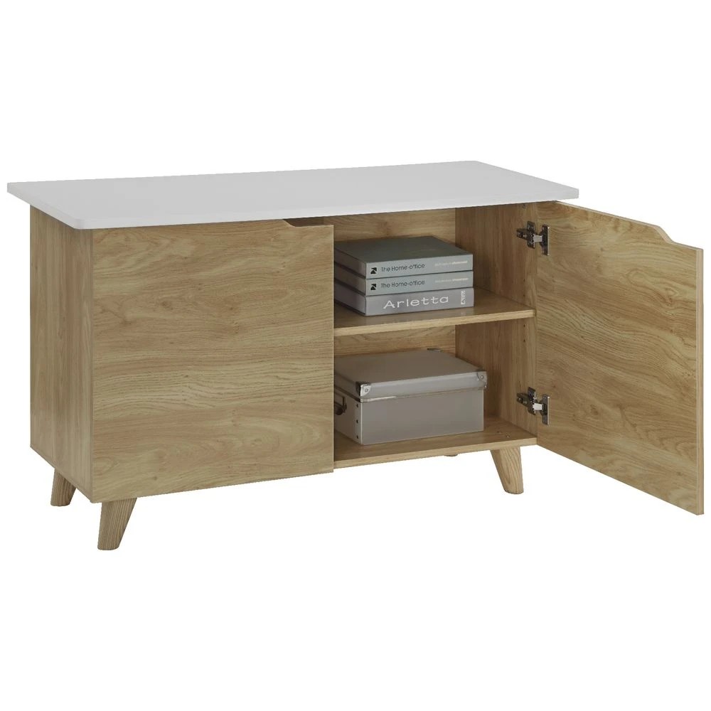 3 Copenhagen 2 Door 1080mm Cupboard Cabinets Cupboards, Lockers and Credenzas, 3 of 9