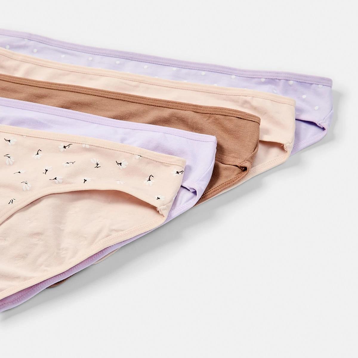 2 5 Pack Cotton Stretch Bikini Briefs PNY DTSY MULTI, 2 of 10