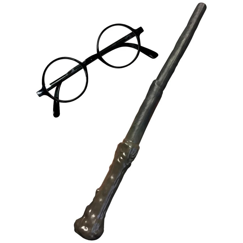2 Rubies Harry Potter Wand and Glasses, 2 of 4