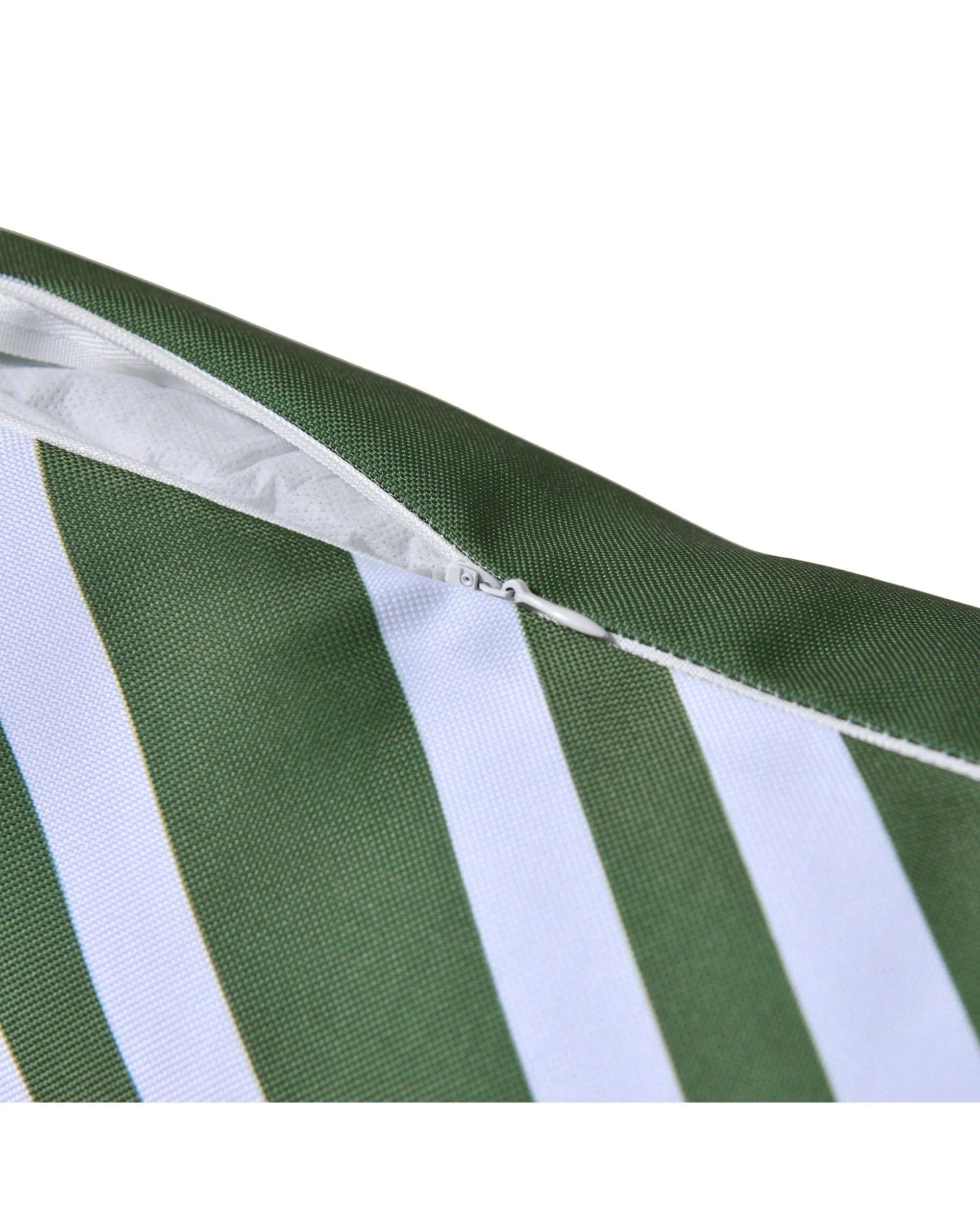 6 Vibes Sol Stripes Printed Outdoor Cushion 50x50cm - Olive, 6 of 8