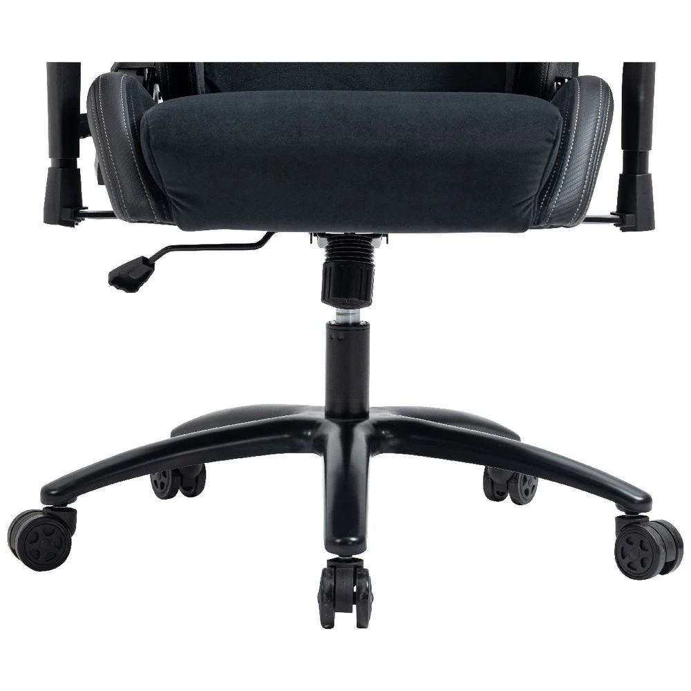 10 Typhoon Viper High-Back Racing Gaming Chair Fabric Black Ergonomic Chairs and Desk Chairs, 10 of 10