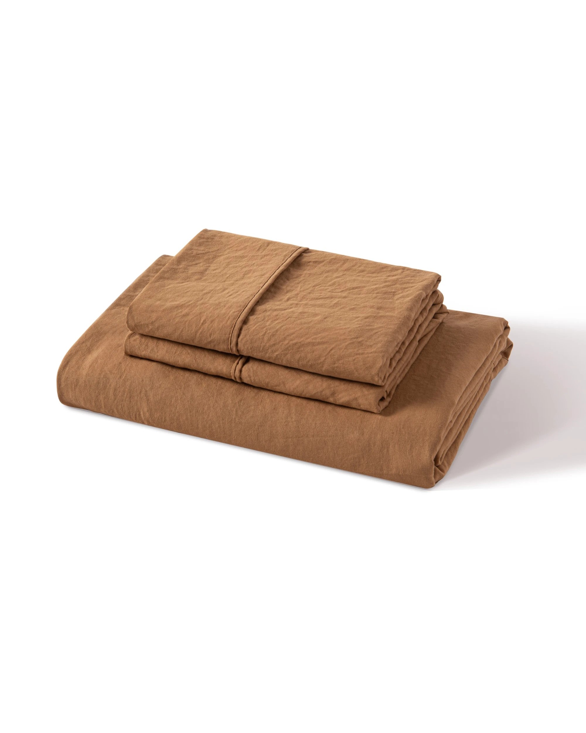 8 Dreamaker Superfine Washed Microfibre Combo Fitted Sheet Set - King Bed - Rust, 8 of 8