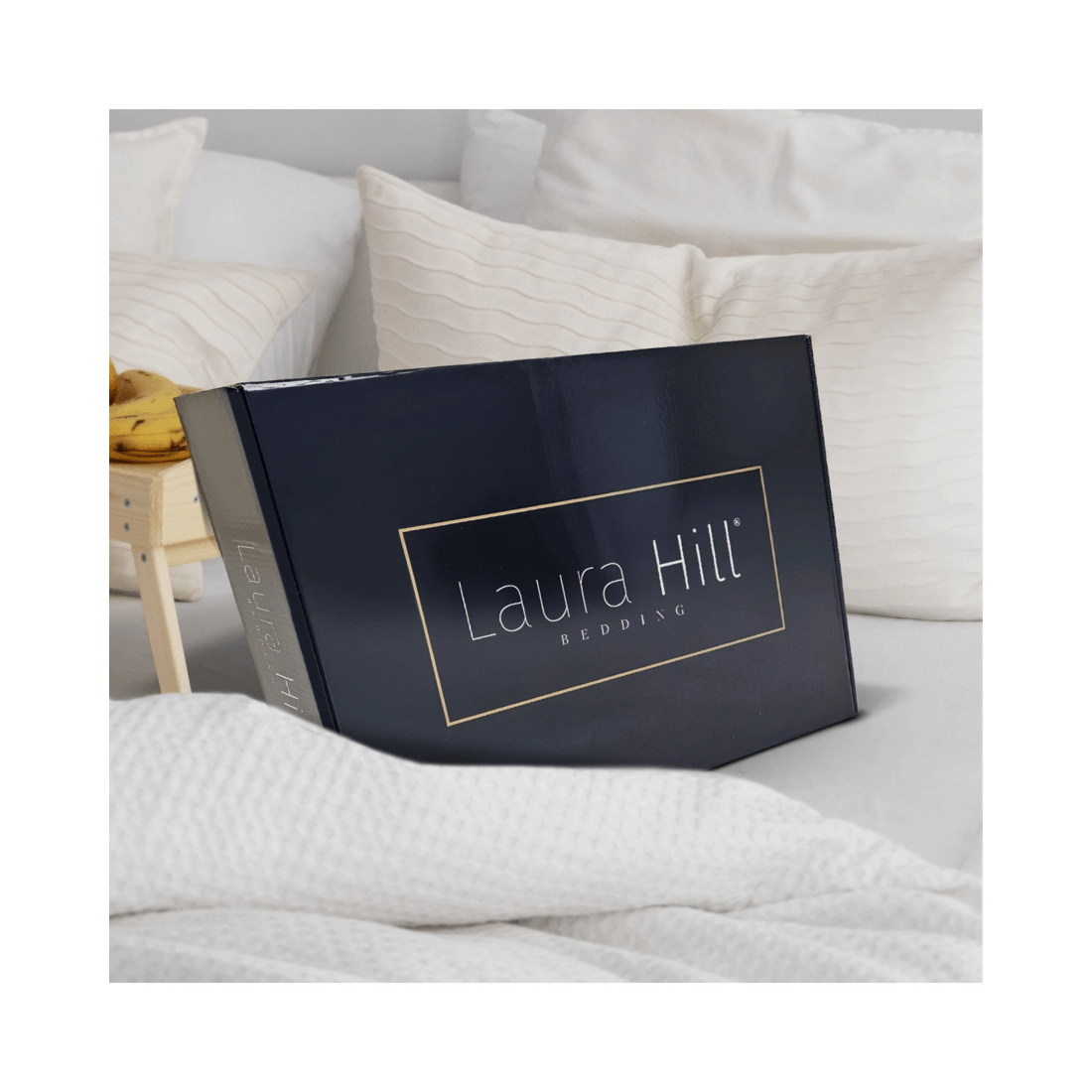 3 Laura Hill 800-gsm Mink Blanket Double-sided Soft Plush Bed Faux Throw Rug Beige
 - Queen Bed, 3 of 7