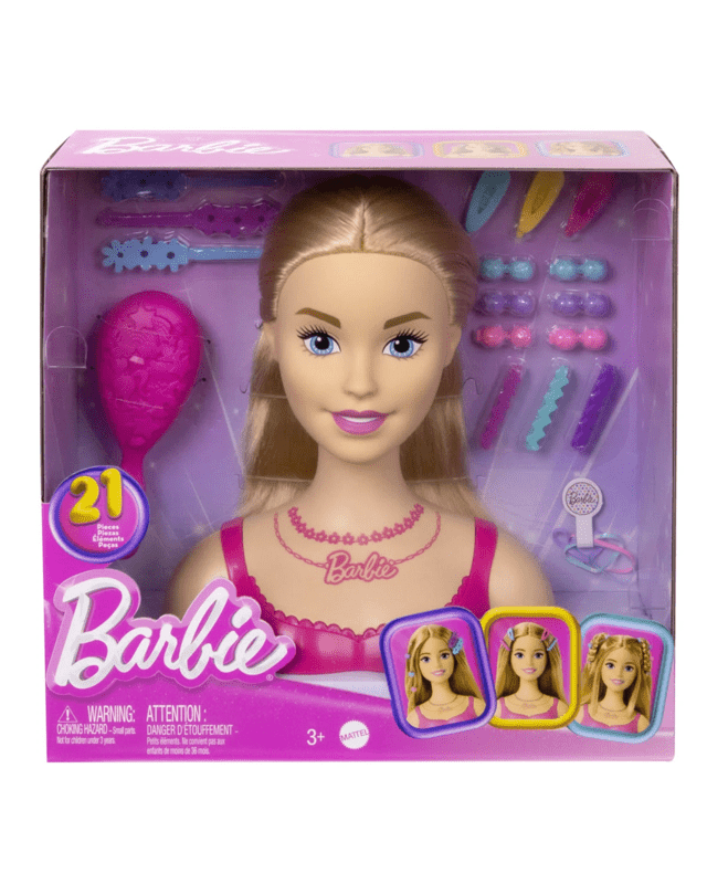 21 Piece Barbie Styling Head 