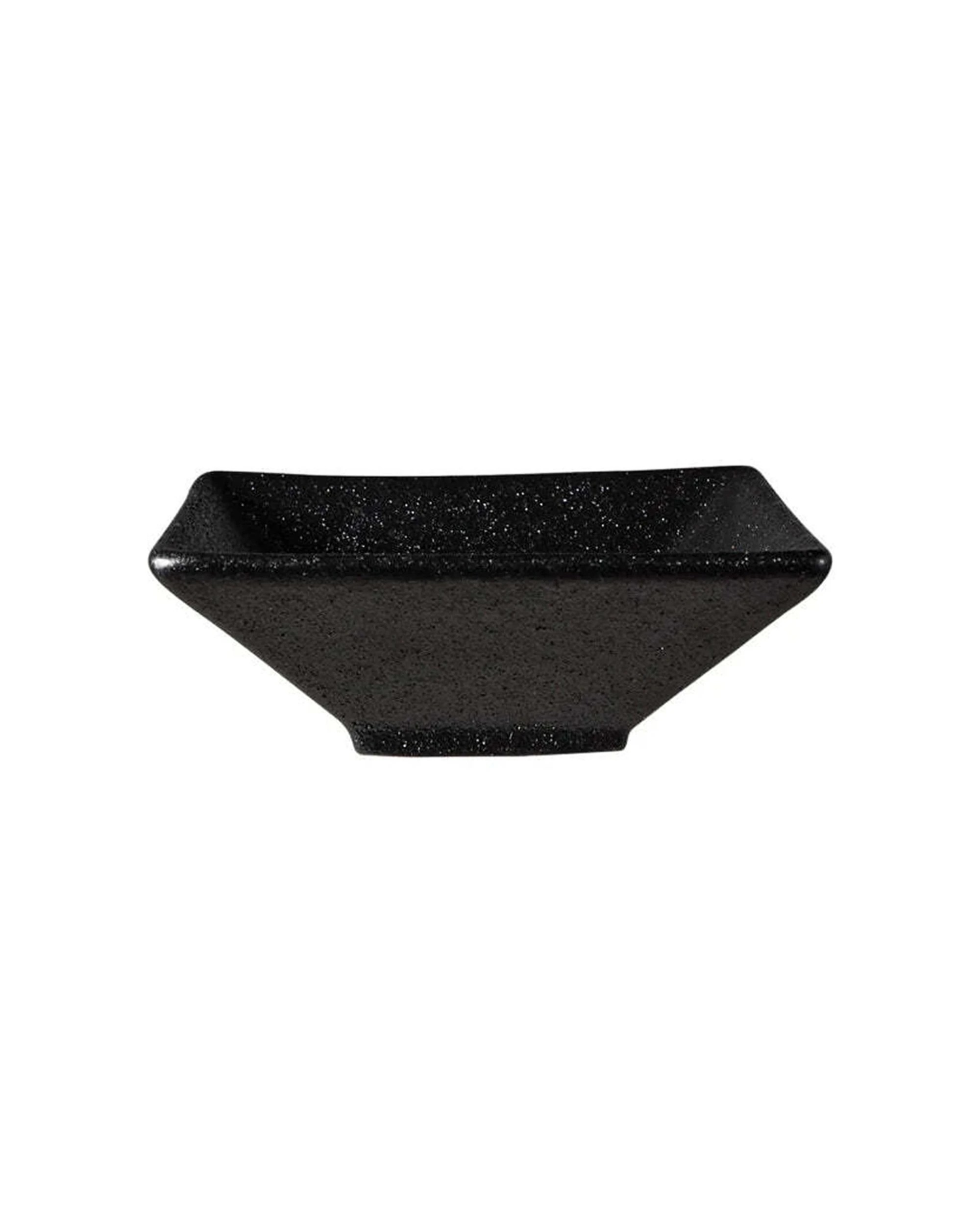 2 Maxwell & Williams Caviar Square Sauce Bowl 8x3cm Porcelain Serveware - Black, 2 of 3