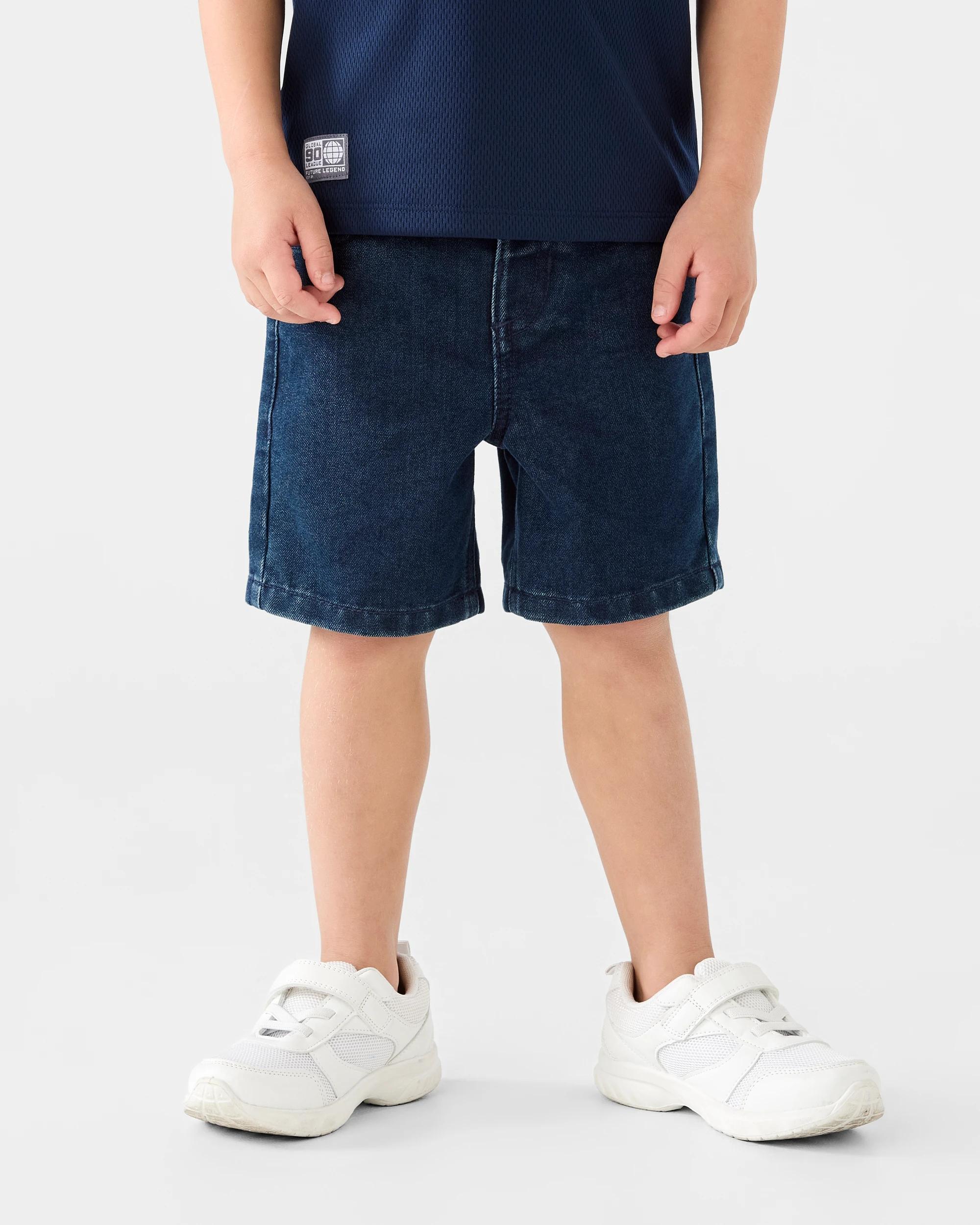 1 Denim Shorts Indigo Wsh, 1 of 6