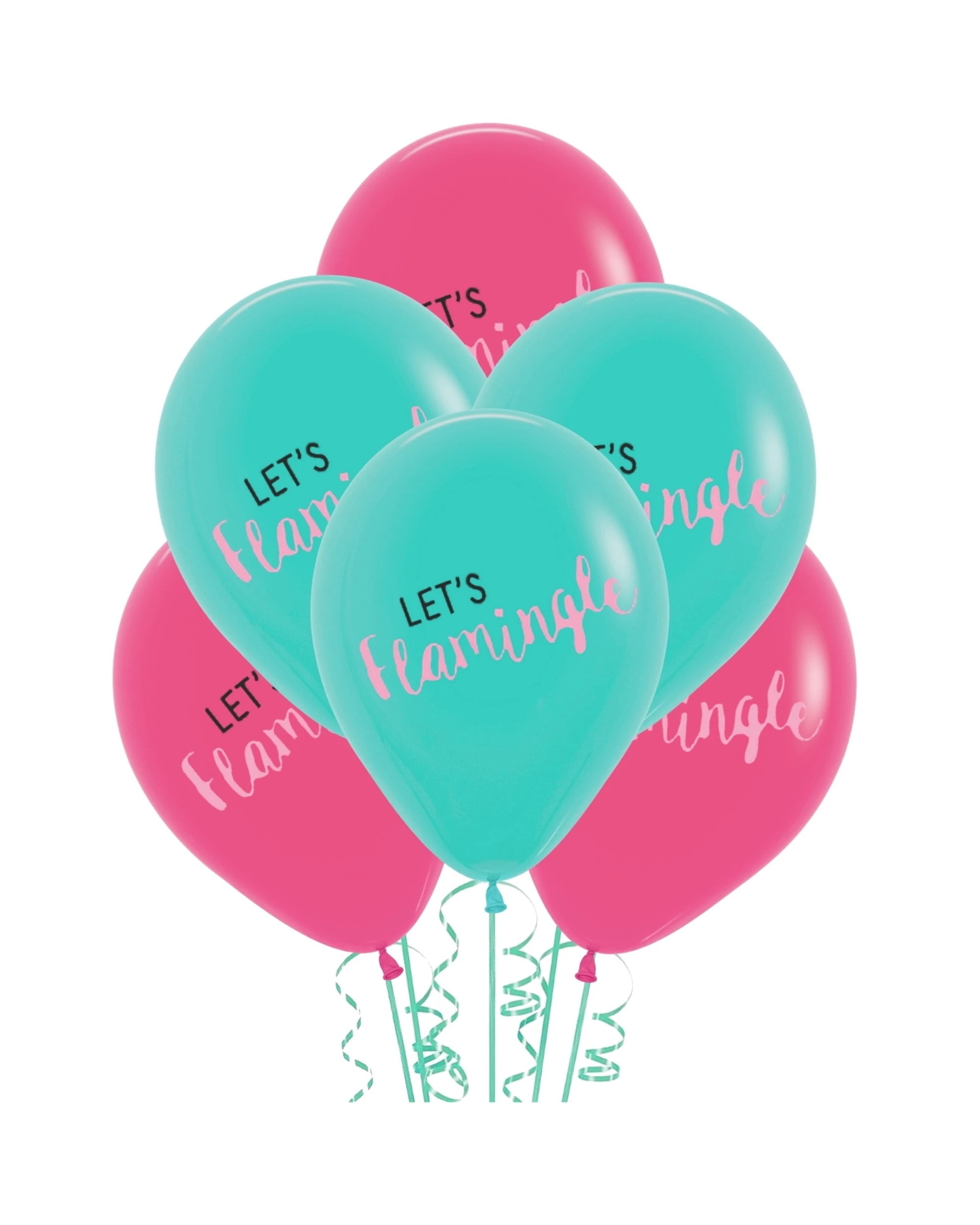 1 Five Star Let's Flamingle Balloons Pack of 6, 1 of 1