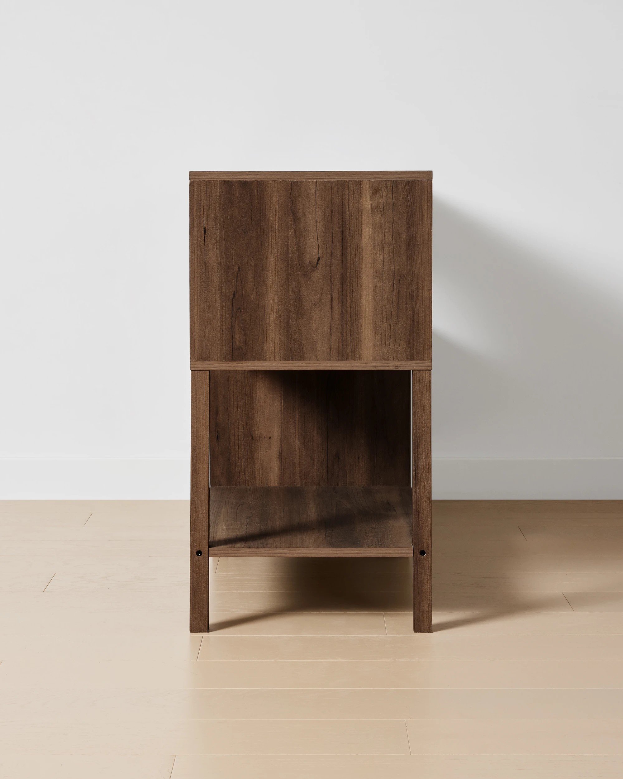 3 Ryan Wide Bookshelf with Doors - Walnut, 3 of 7