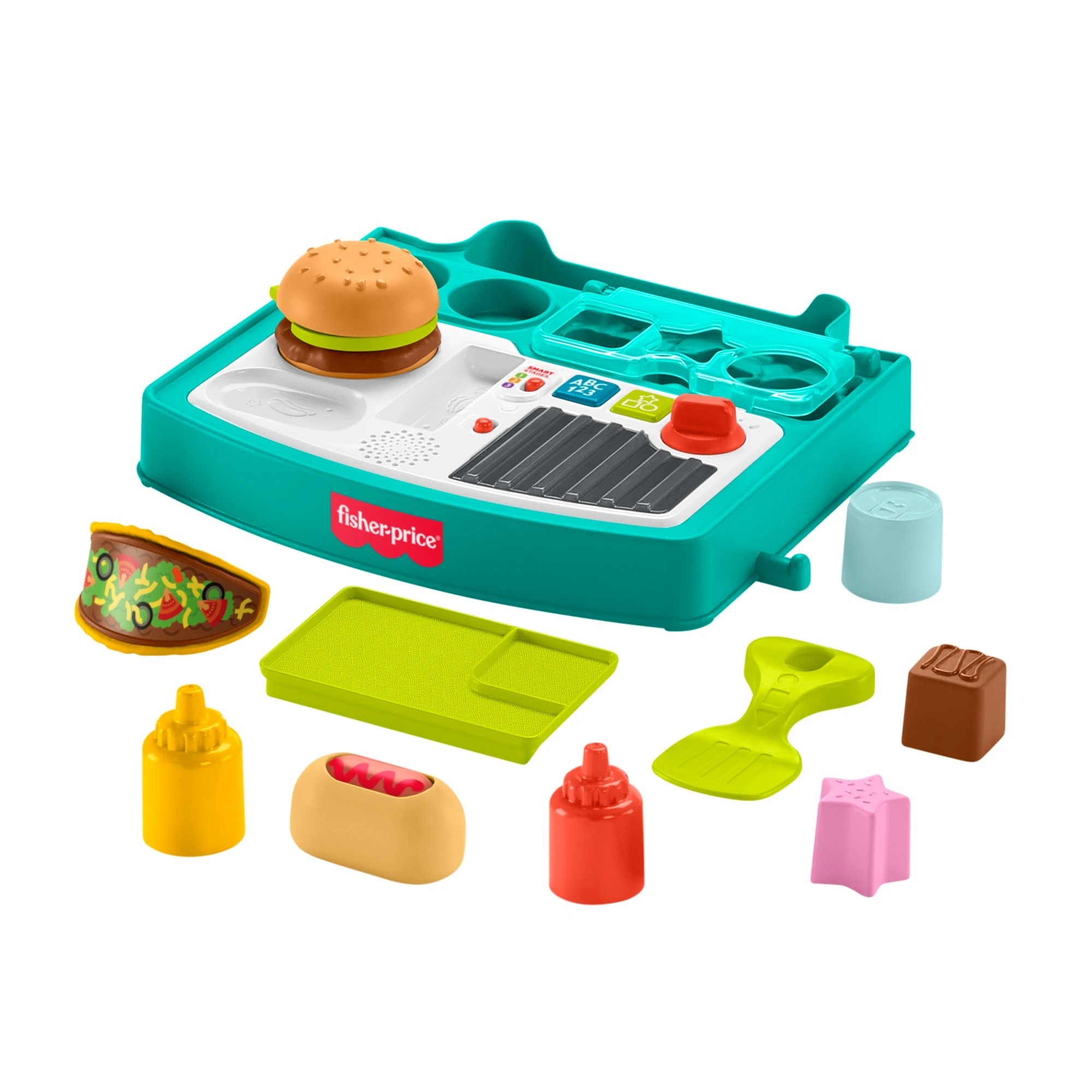 5 Fisher-Price Laugh & Learn 4-in-1 Snack Cart Walker Baby & Toddler Learning Toy, 5 of 7