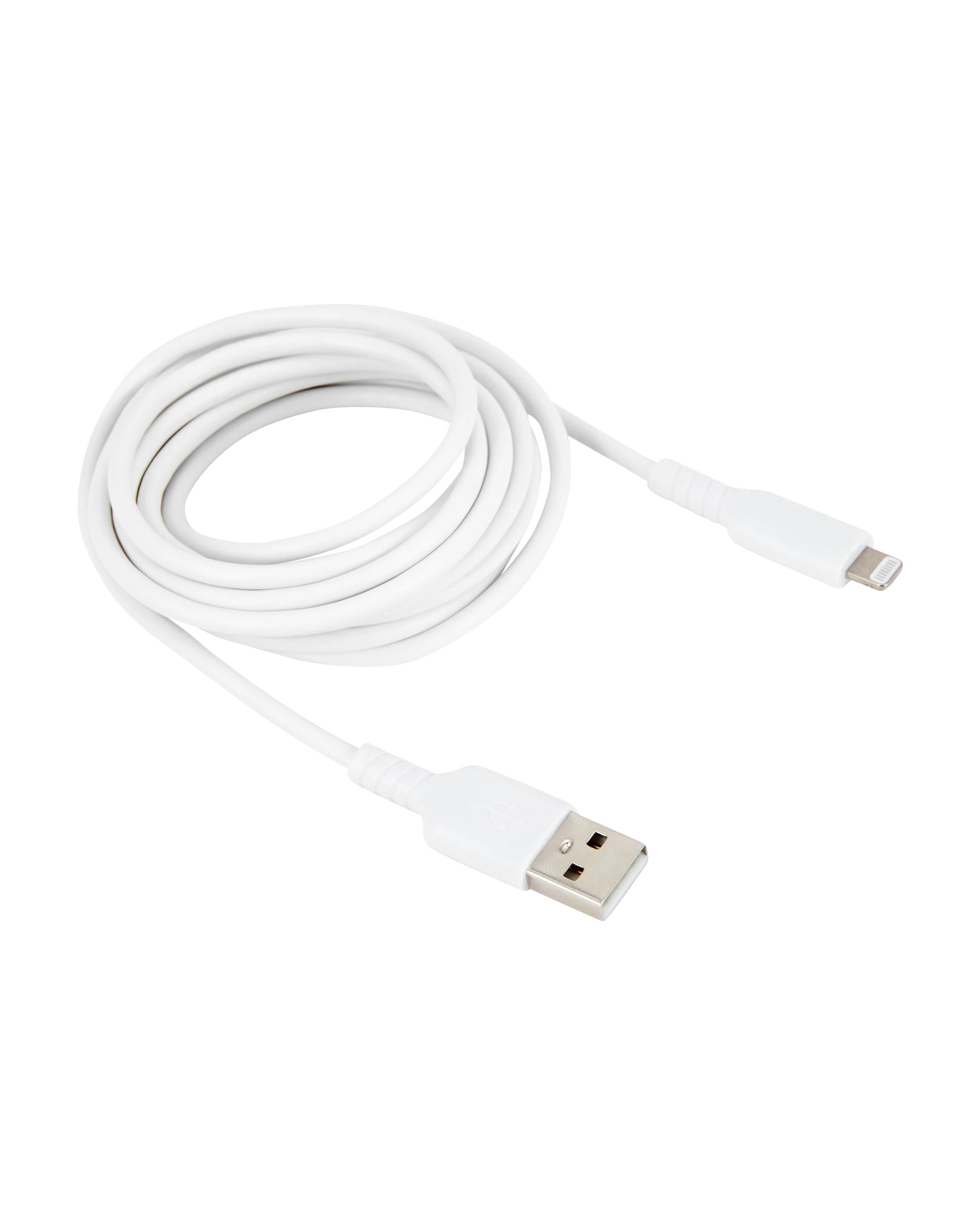 3 USB to Lightning Cable - 2m, White, 3 of 4