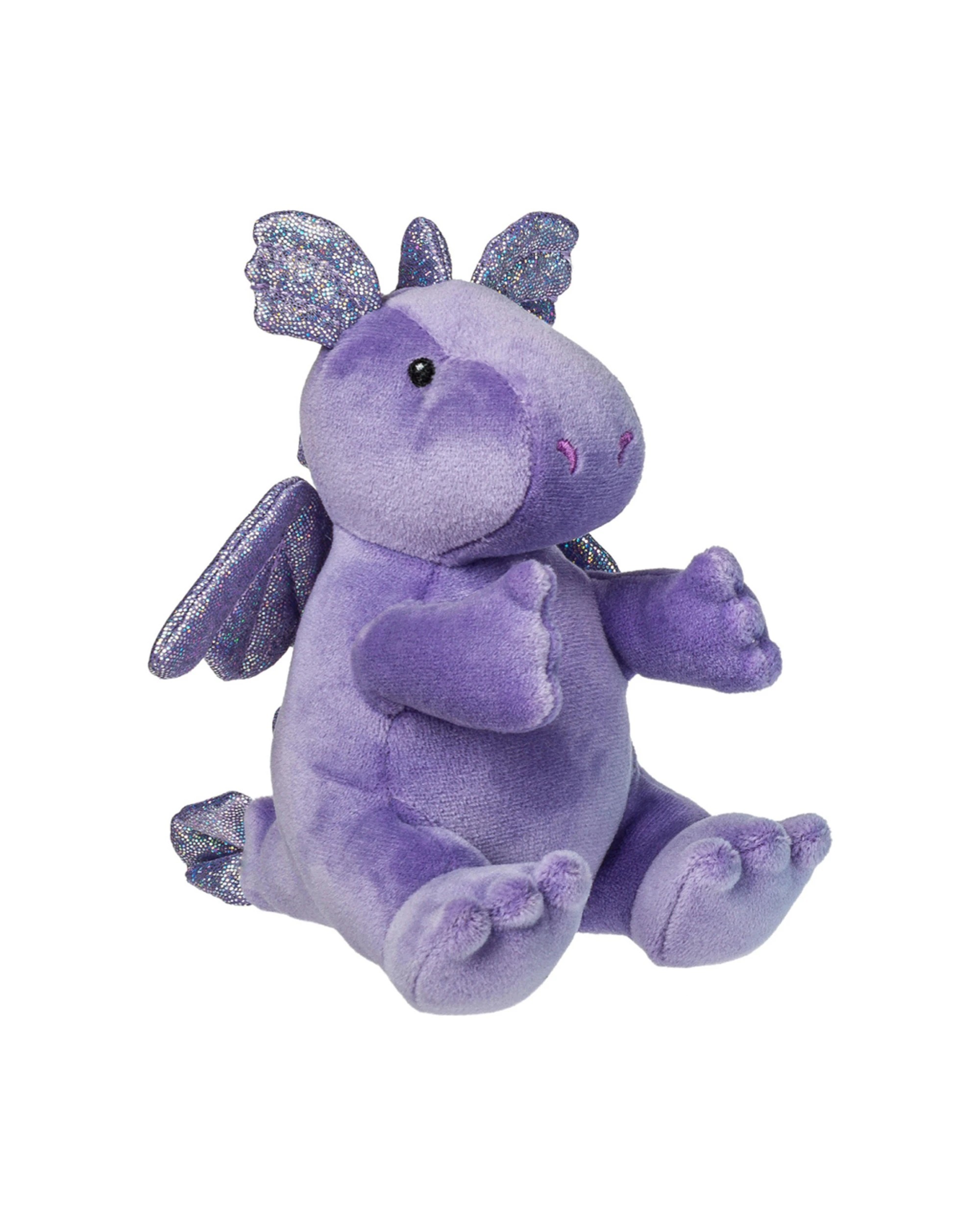 1 Mary Meyer Smootheez Dragon Soft Plush Kids Toy 13cm - Purple, 1 of 3