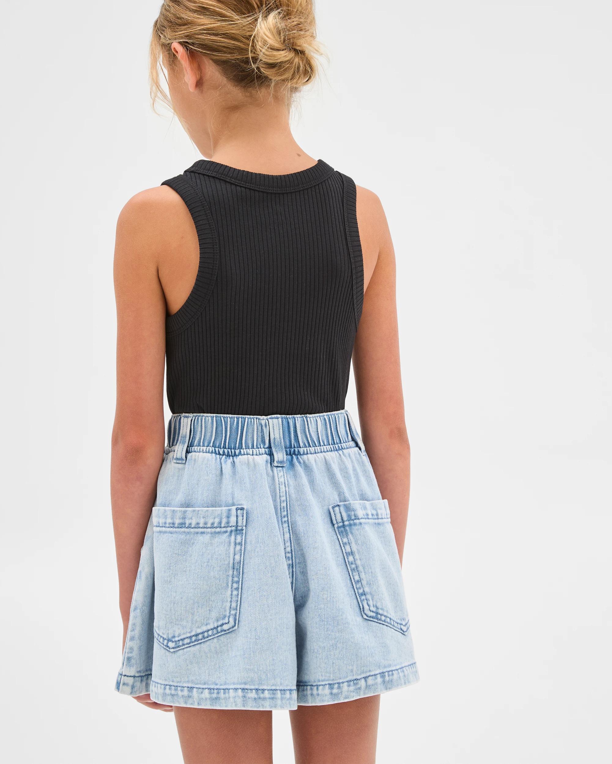 3 Target Australian Cotton Racer Back Rib Tank BLACK, 3 of 5