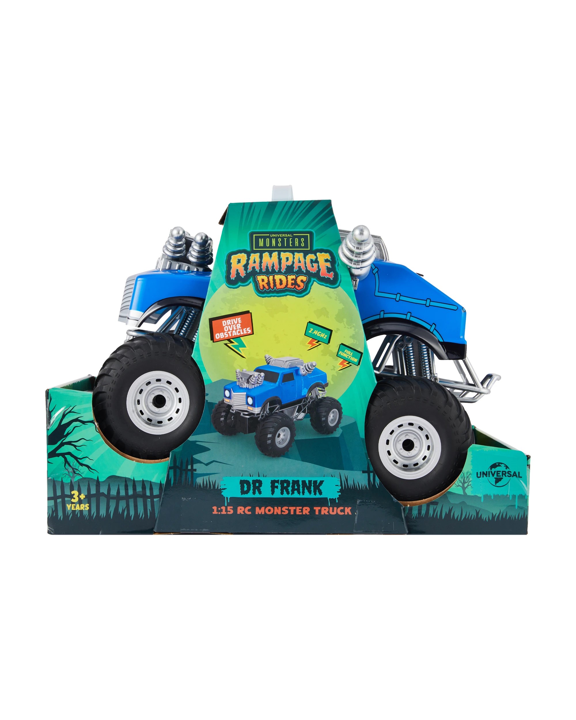 1 Universal Monsters Rampage Rides Dr Frank 1:15 RC Monster Truck, 1 of 8