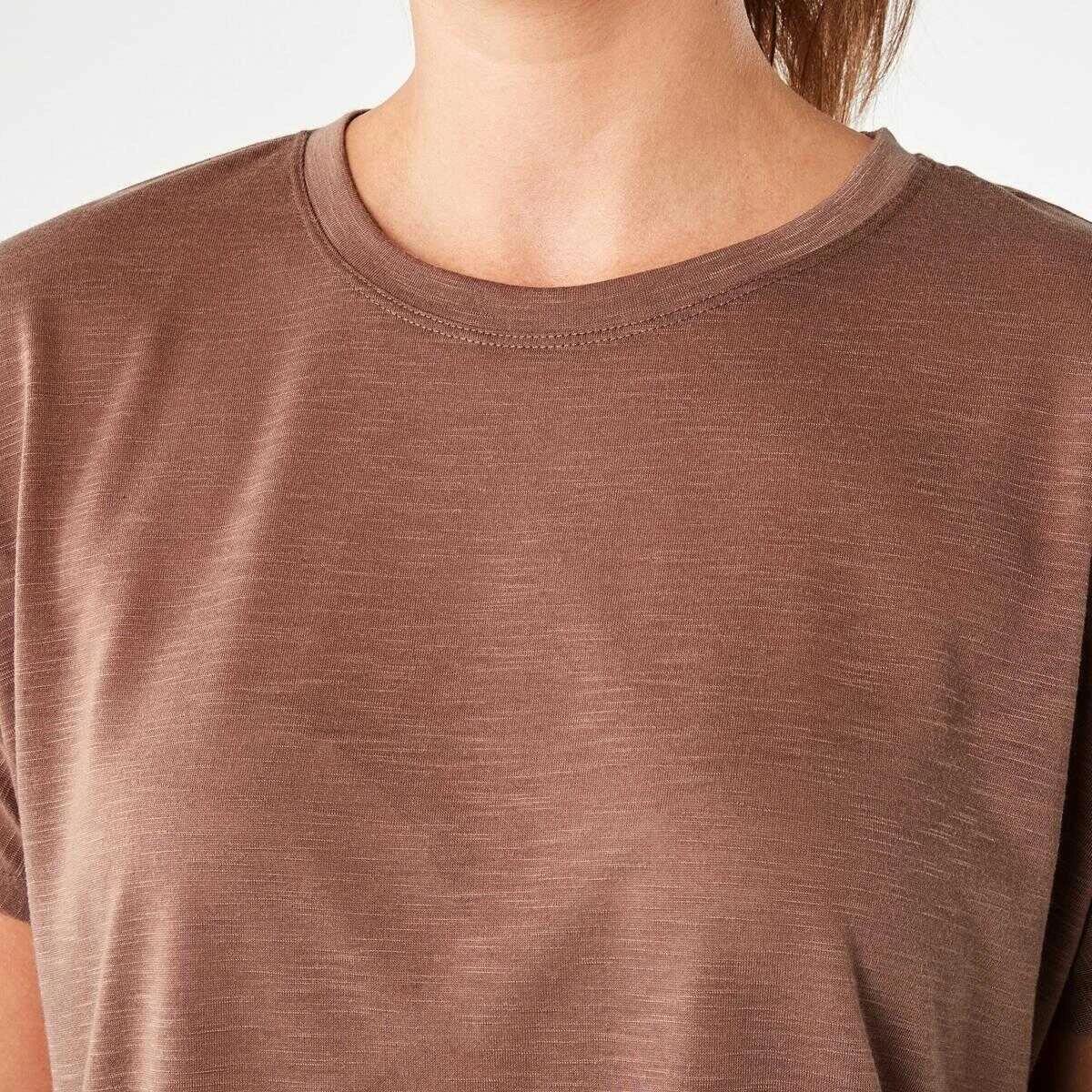 5 Active Womens Relax Sleeve T-shirt NUTMEG, 5 of 5