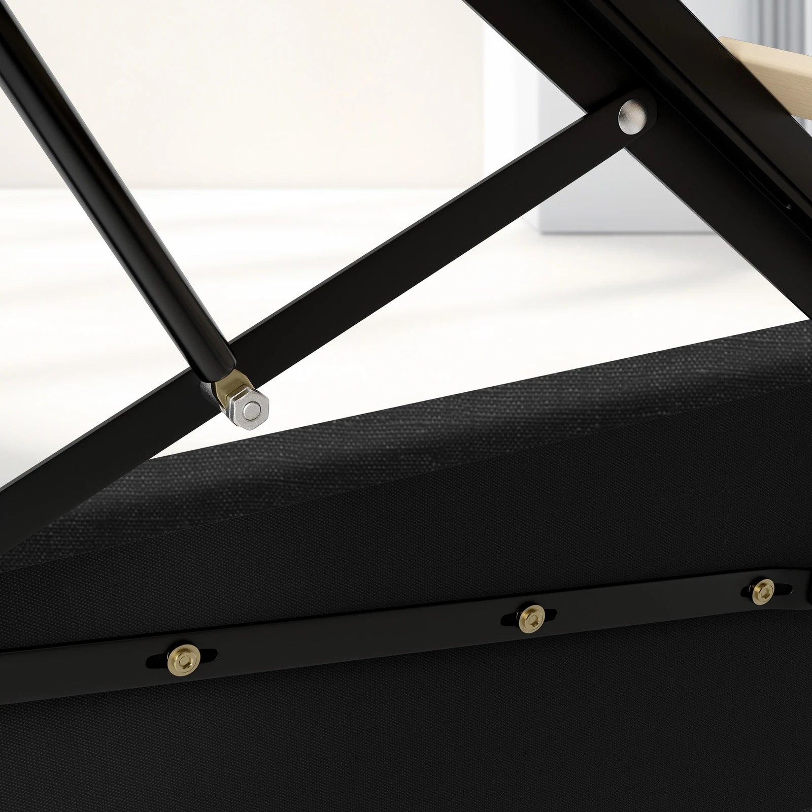 7 Alfordson Bed Frame King Single Platform RGB LED Gas Lift Base Storage - Charcoal, 7 of 10